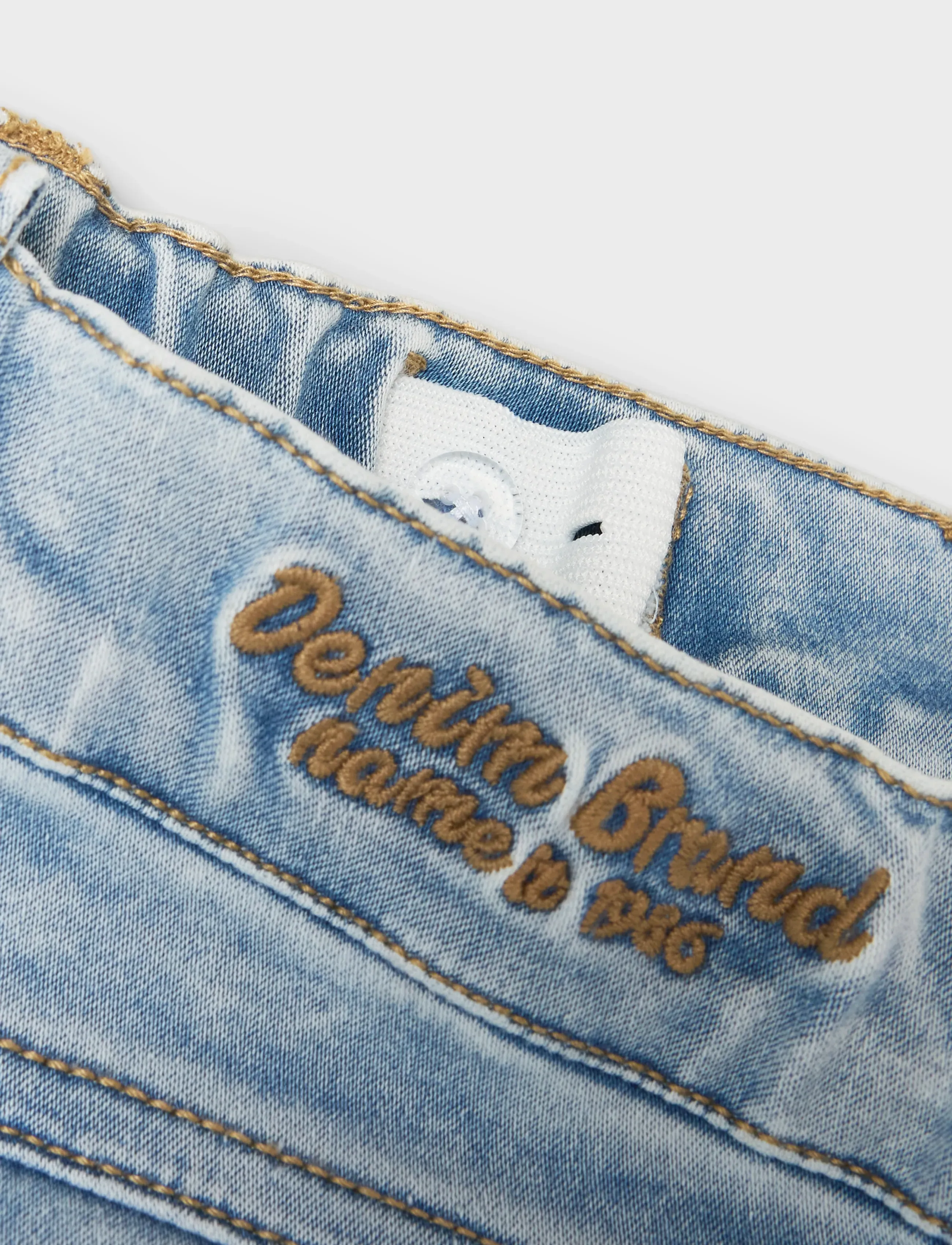 name it - NKMTHEO XSL DNM L SHORTS 6622-CL NOOS - denimshorts - light blue bleached denim - 5