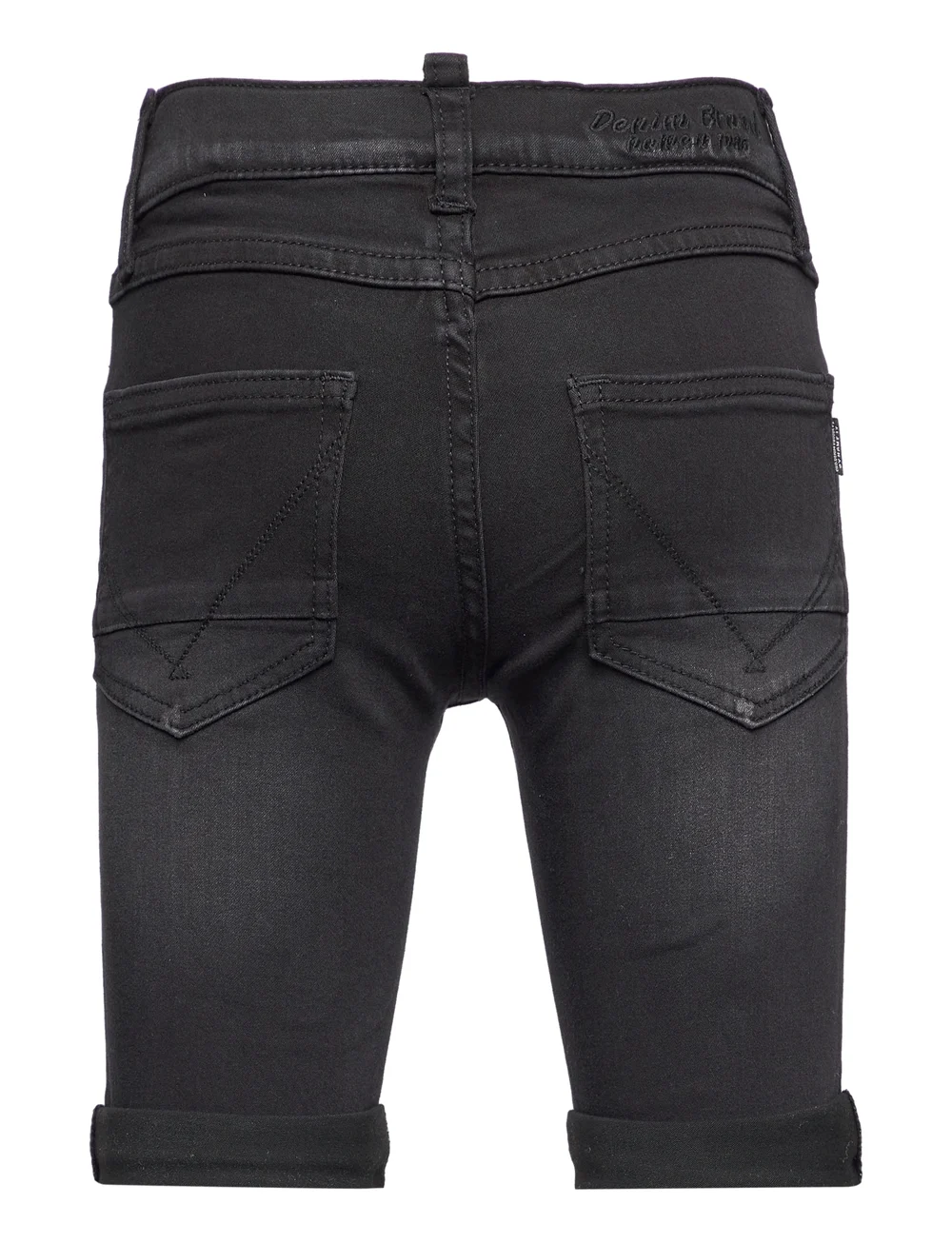 name it - NKMTHEO XSL DNM L SHORTS 6622-CL NOOS - jeansshorts - black denim - 2