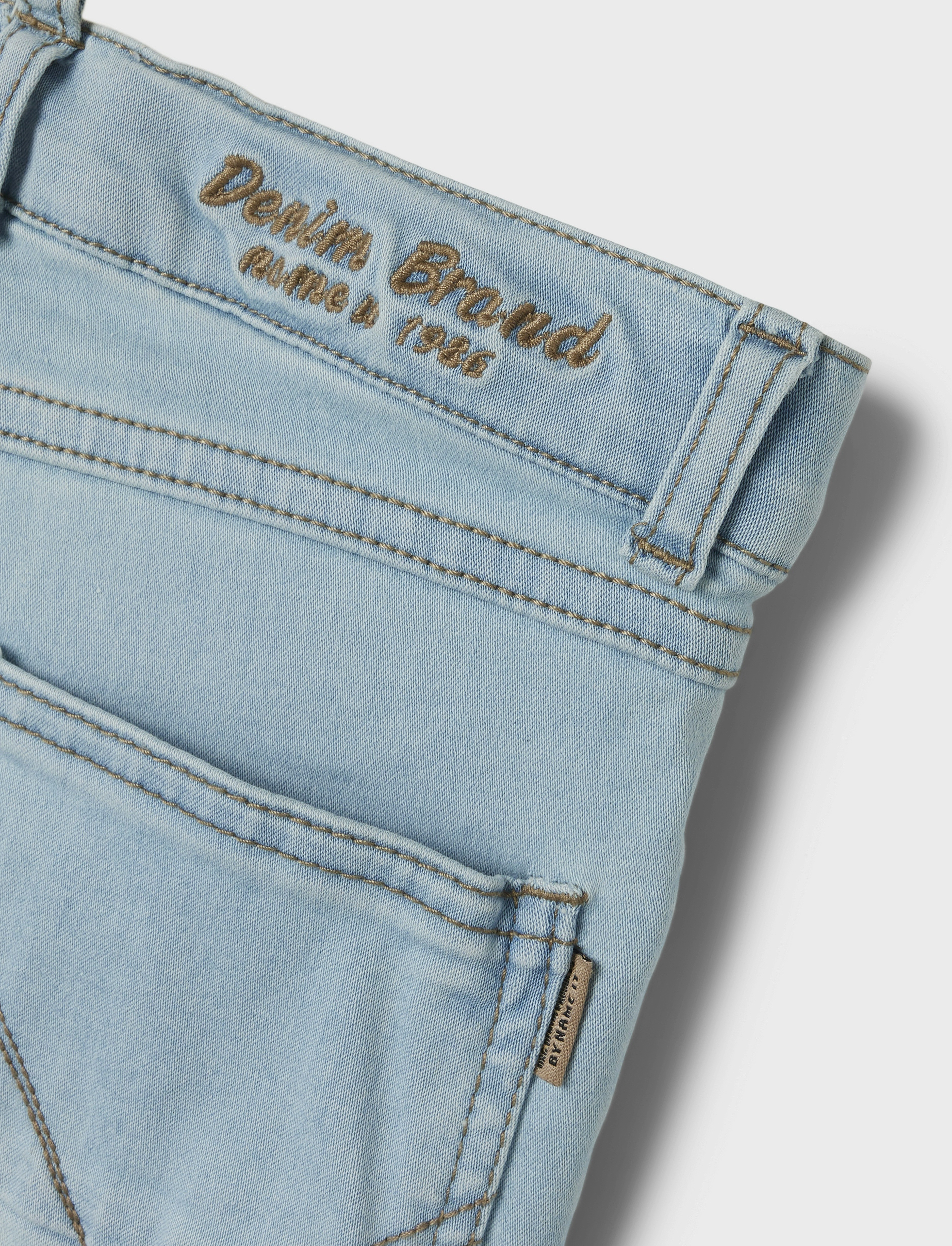 name it - NKMTHEO XSL DNM L SHORTS 6622-CL NOOS - jeansshorts - light blue denim - 3