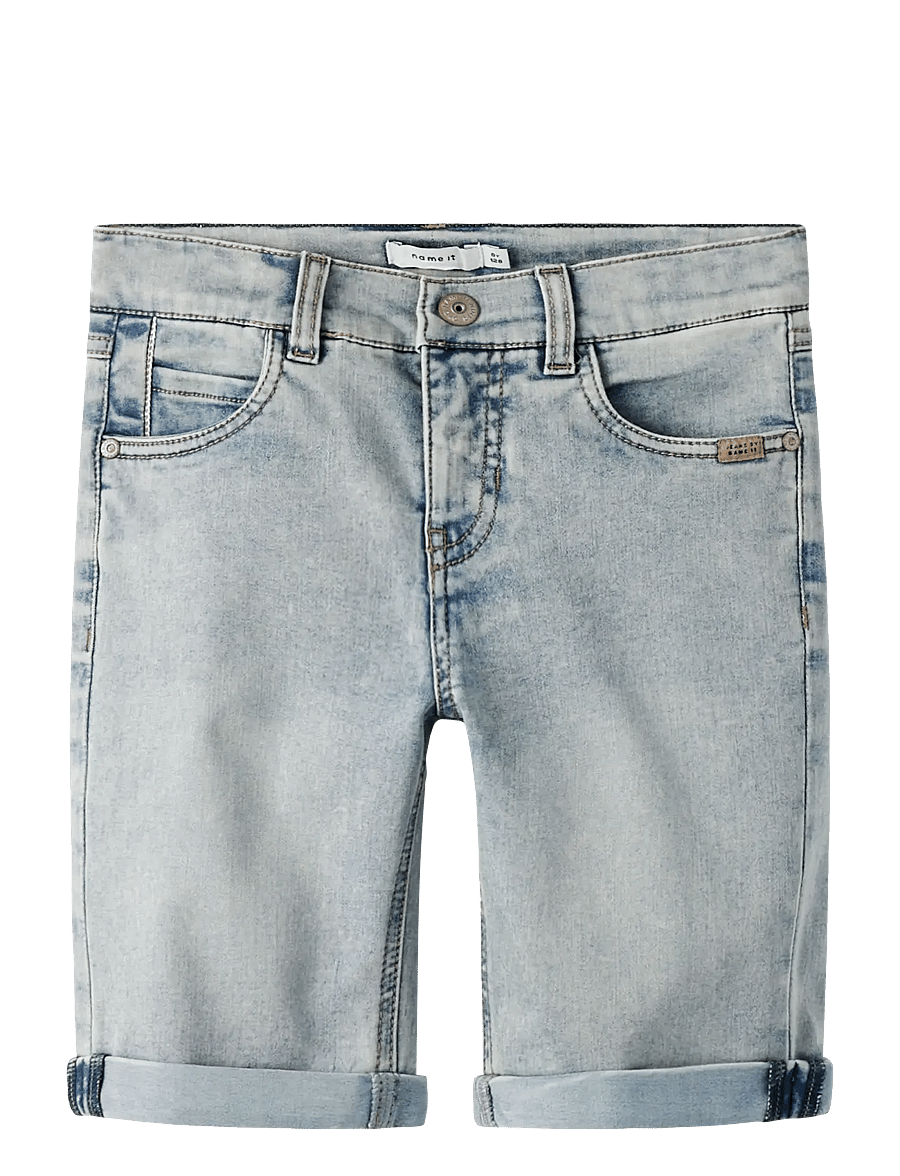 name it - NKMTHEO XSL DNM L SHORTS 6622-CL NOOS - jeansshorts - light medium blue denim - 0