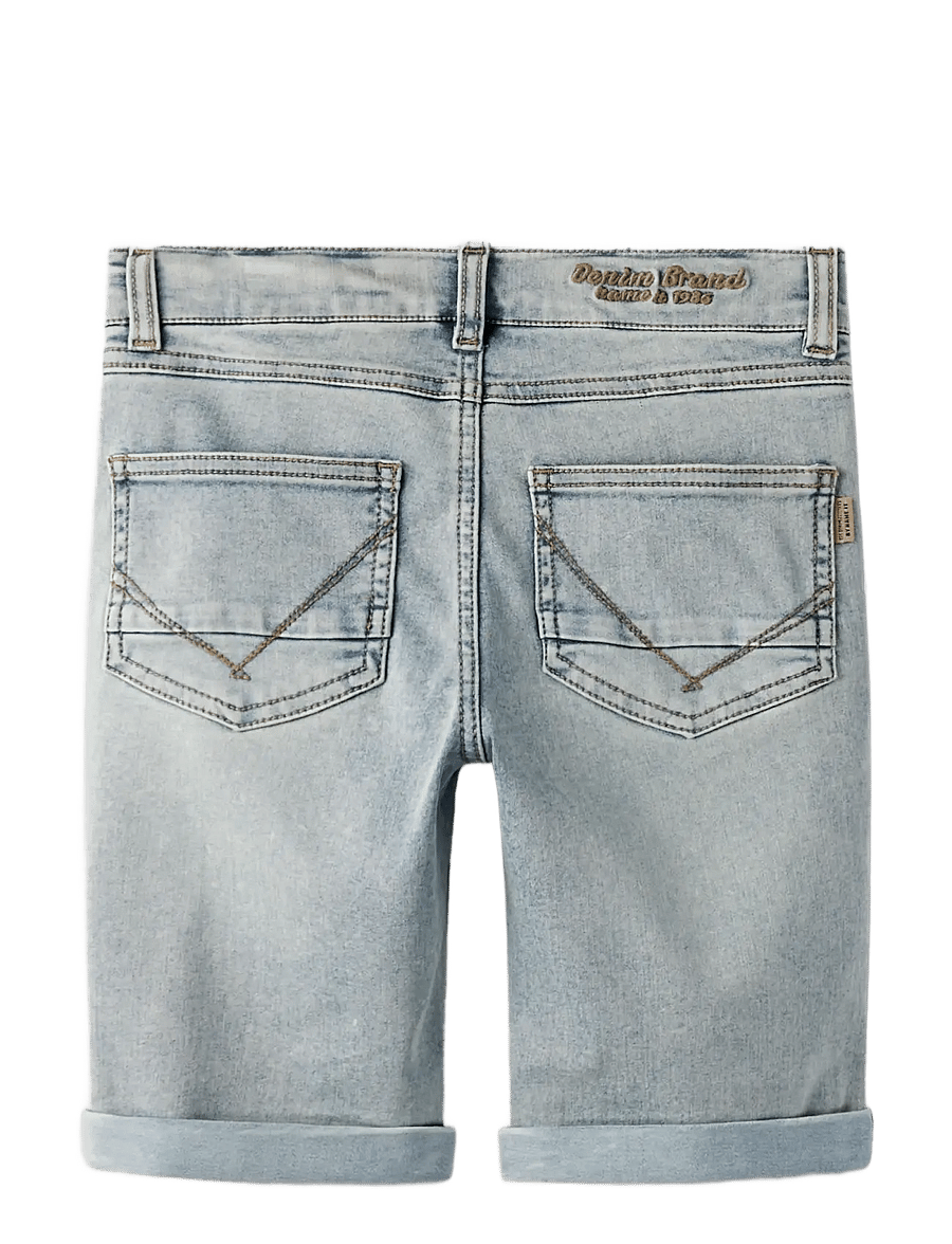 name it - NKMTHEO XSL DNM L SHORTS 6622-CL NOOS - jeansshorts - light medium blue denim - 1