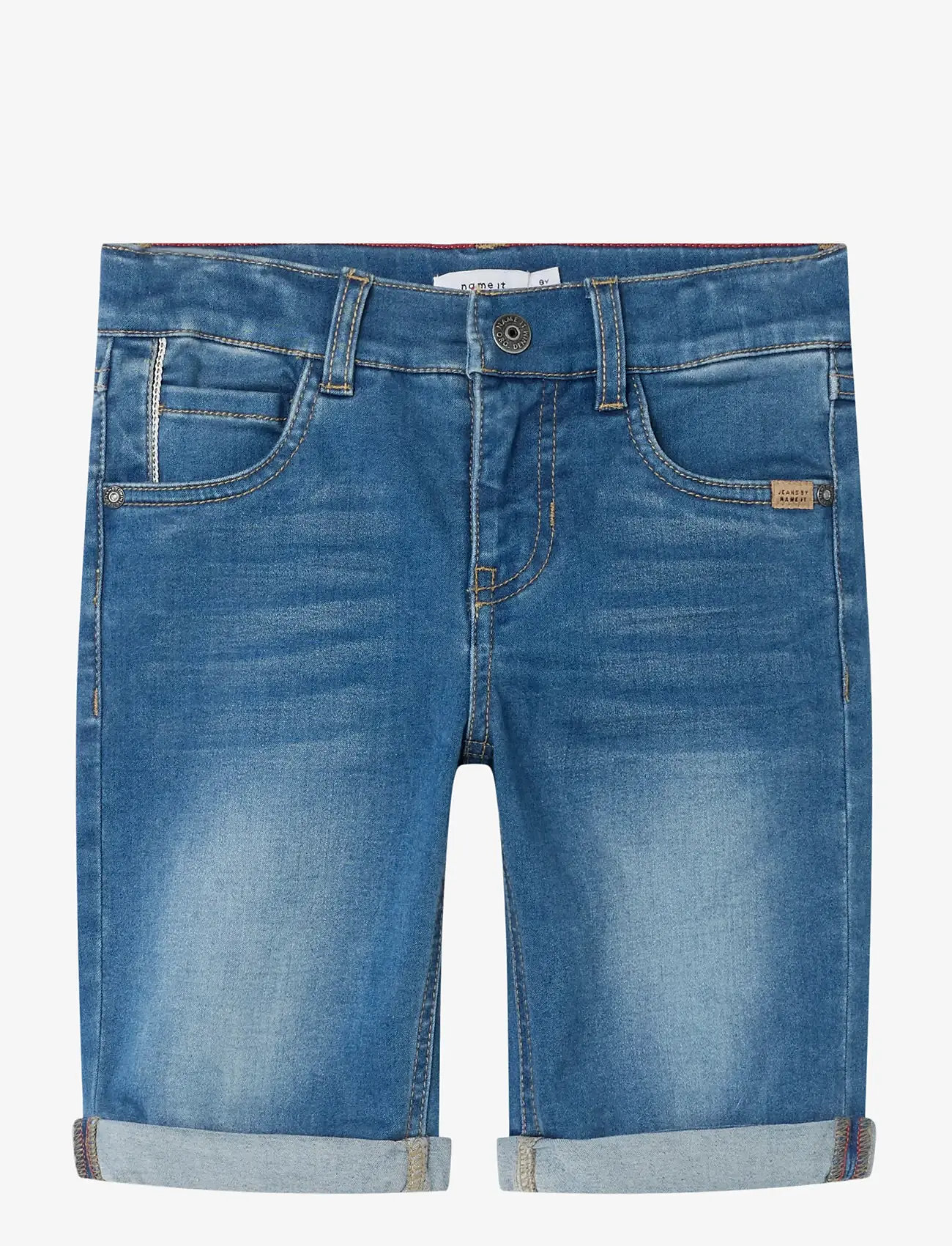 name it NKMTHEO XSL DNM L SHORTS 6622-CL NOOS - Shorts - MEDIUM BLUE DENIM / blue