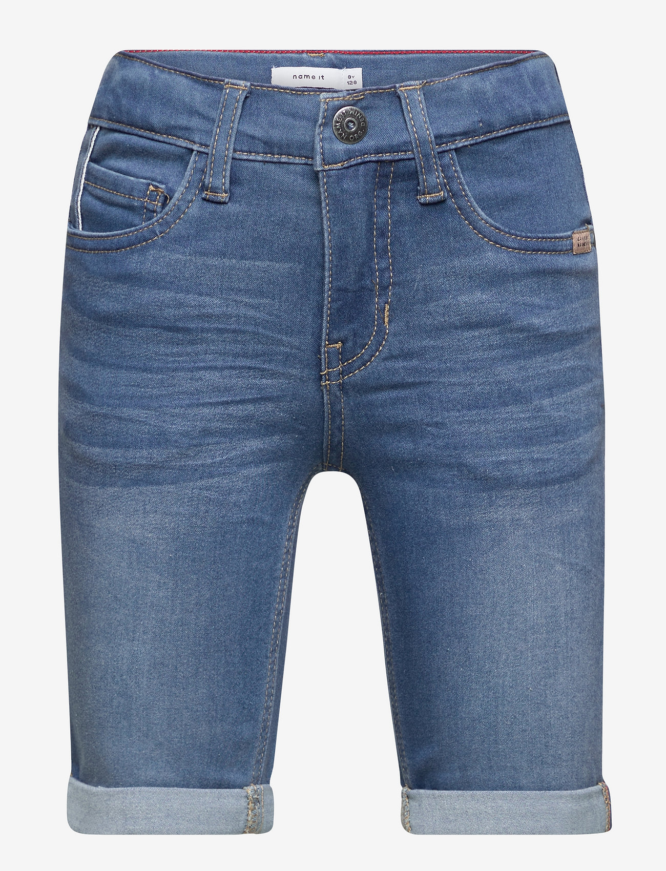 name it - NKMTHEO XSL DNM L SHORTS 6622-CL NOOS - jeansshorts - medium blue denim - 0