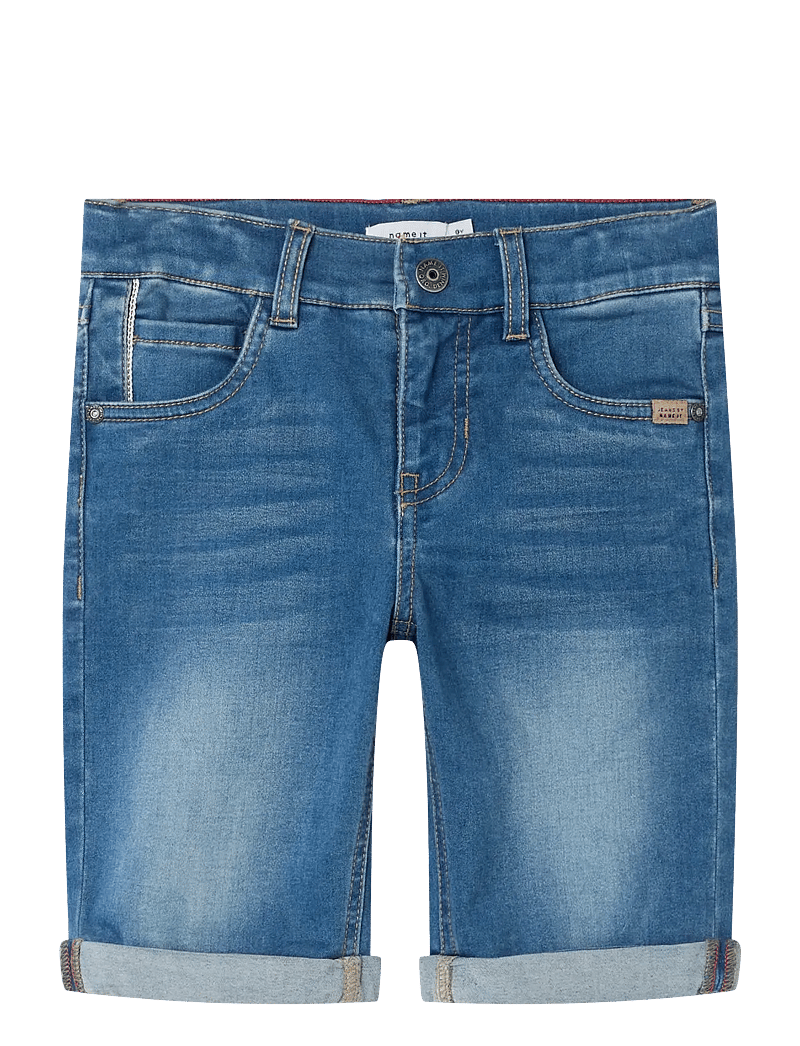 name it - NKMTHEO XSL DNM L SHORTS 6622-CL NOOS - denimshorts - medium blue denim - 0