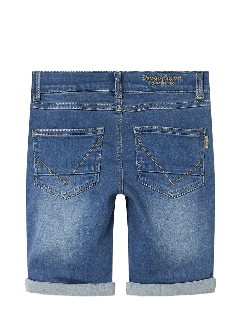 name it - NKMTHEO XSL DNM L SHORTS 6622-CL NOOS - denimshorts - medium blue denim - 1