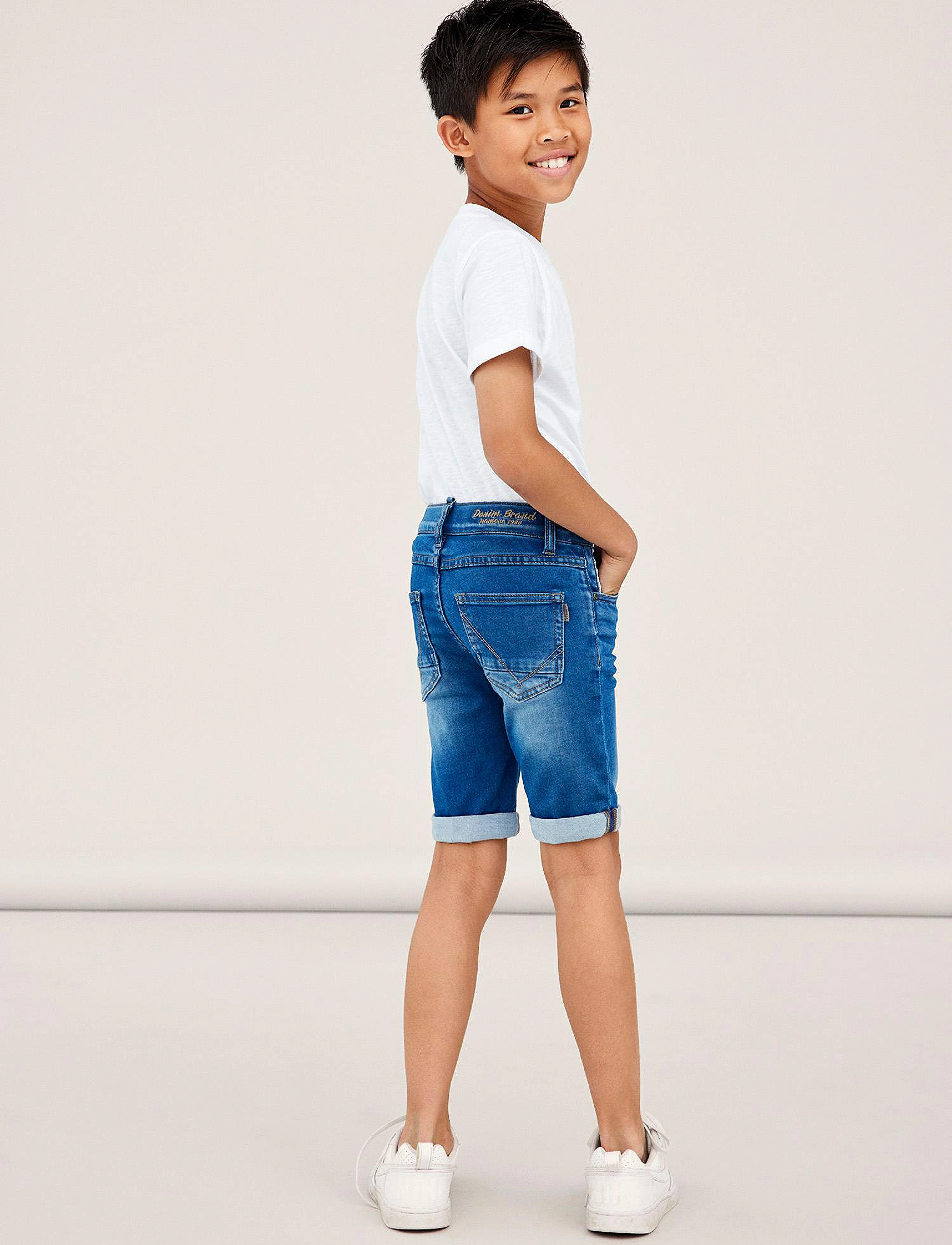 name it - NKMTHEO XSL DNM L SHORTS 6622-CL NOOS - lühikesed teksapüksid - medium blue denim - 4