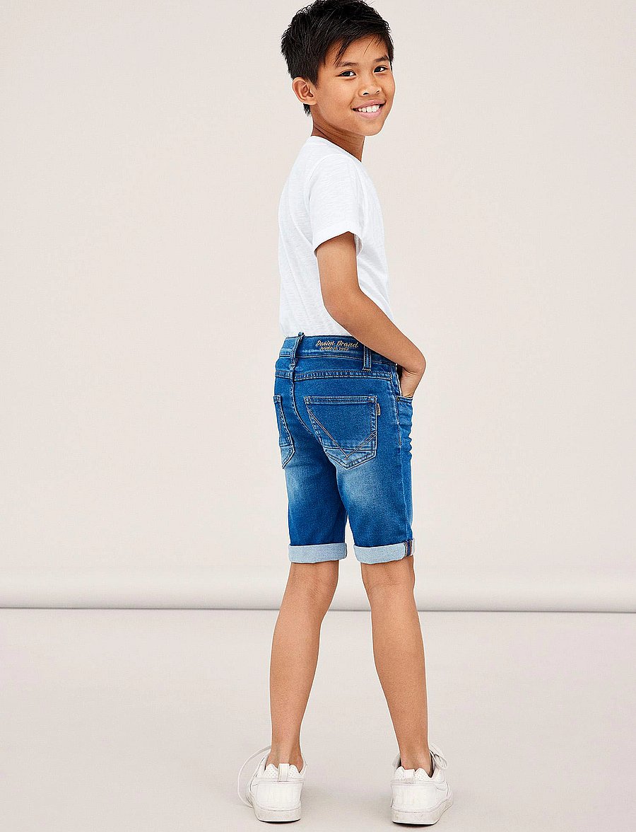 name it - NKMTHEO XSL DNM L SHORTS 6622-CL NOOS - lühikesed teksapüksid - medium blue denim - 4