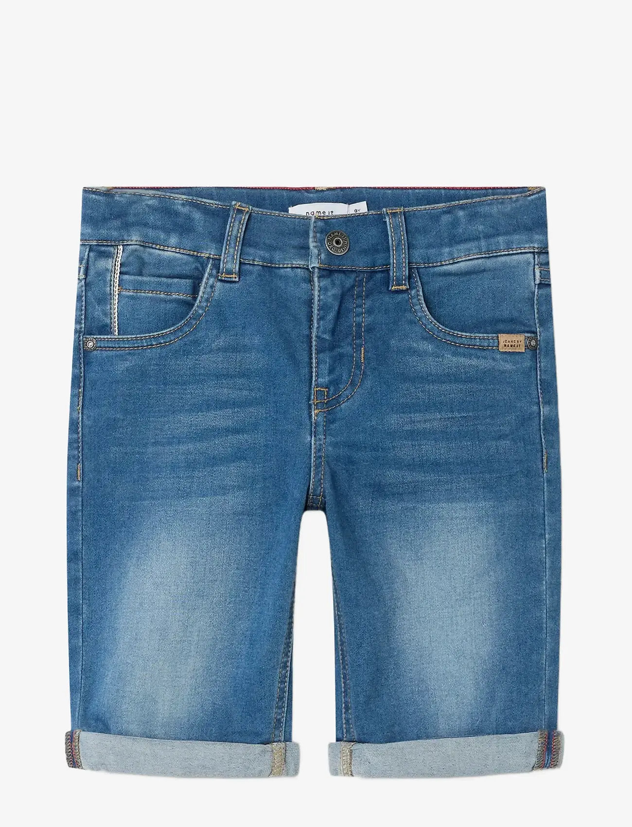 name it - NKMTHEO XSL DNM L SHORTS 6622-CL NOOS - denimshorts - medium blue denim - 3