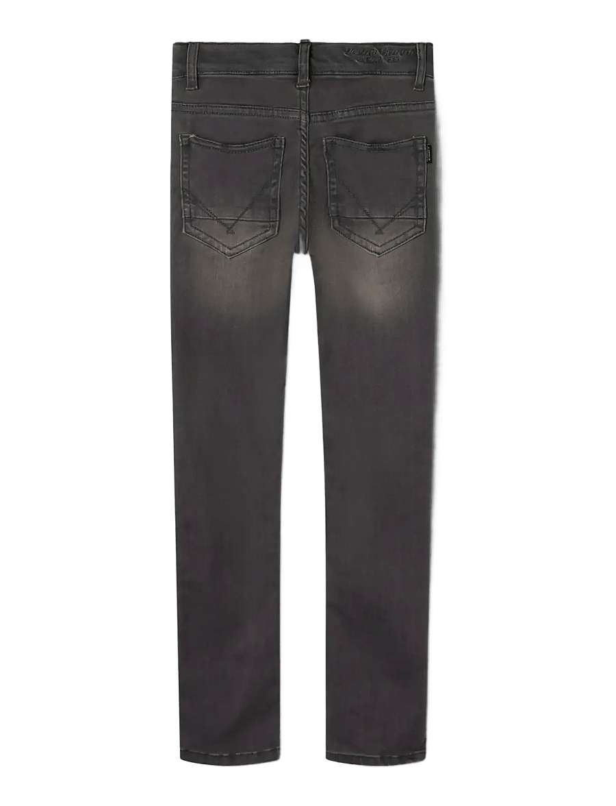 name it - NKMTHEO XSLIM JEANS 1507-CL NOOS - jeans skinny - black denim - 2