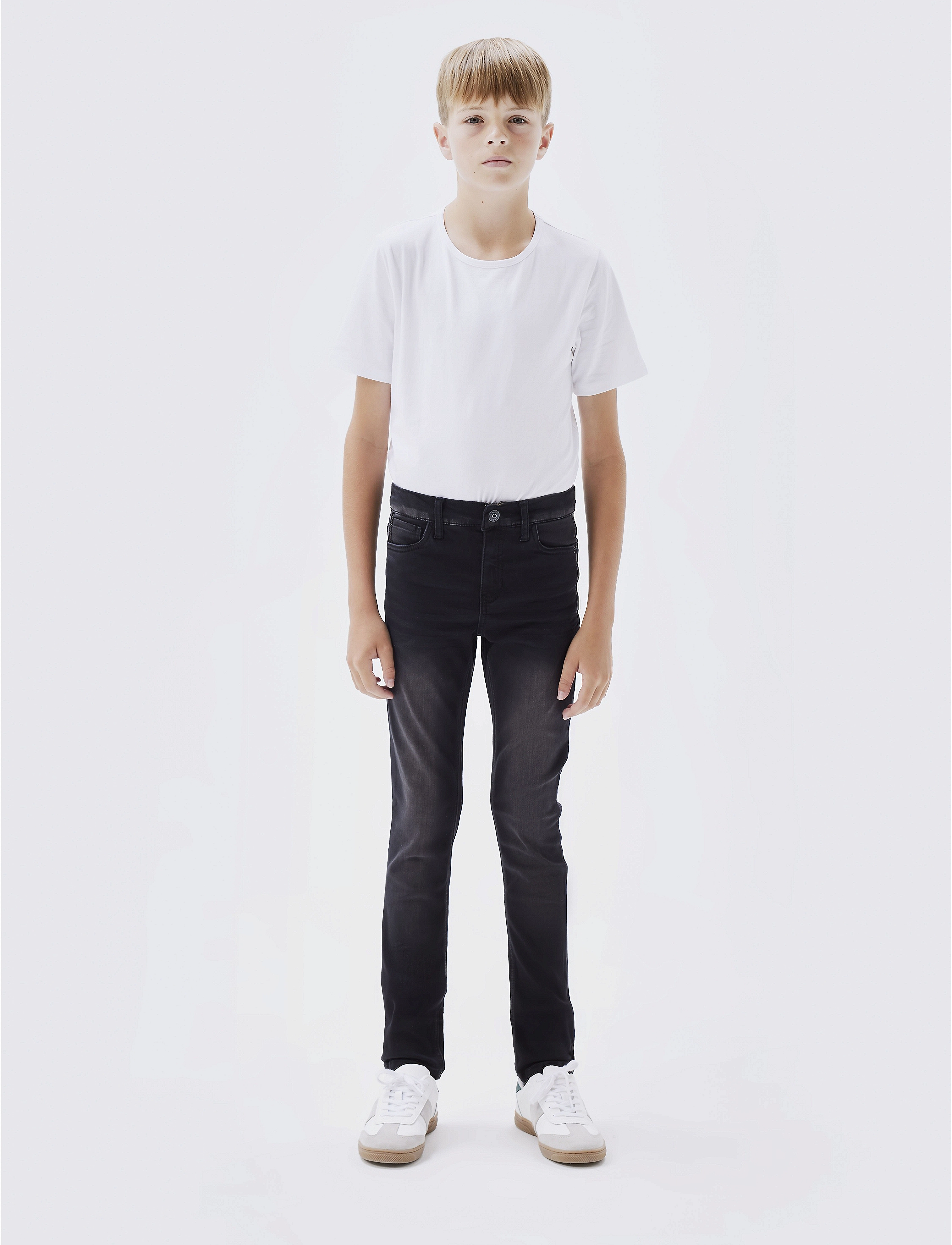 name it NKMTHEO XSLIM JEANS 1507-CL NOOS - Underdele - BLACK DENIM / black