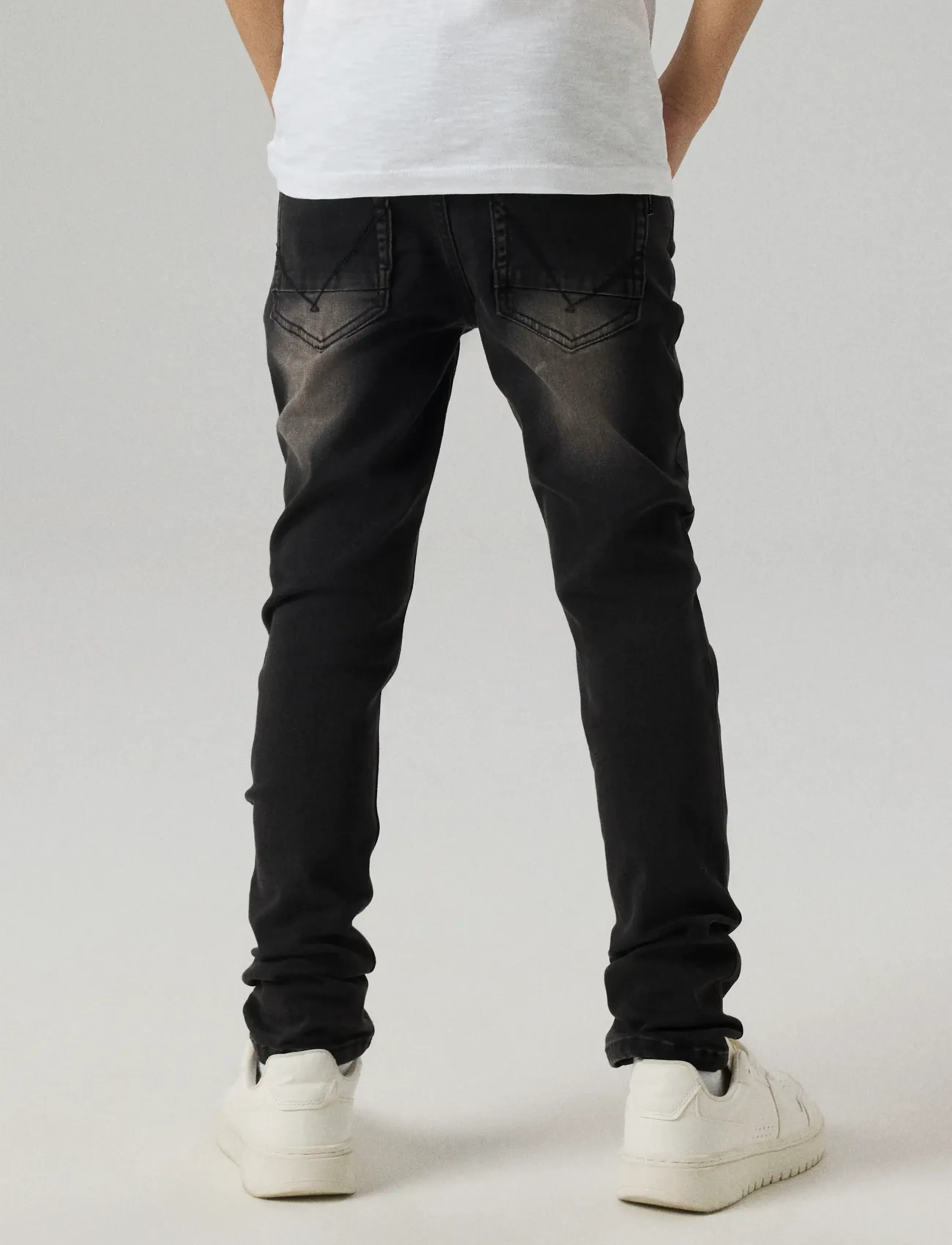 name it - NKMTHEO XSLIM JEANS 1507-CL NOOS - jeans skinny - black denim - 3