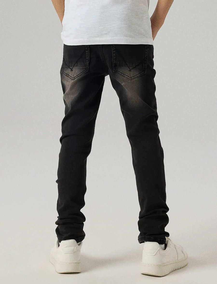 name it - NKMTHEO XSLIM JEANS 1507-CL NOOS - jeans skinny - black denim - 3