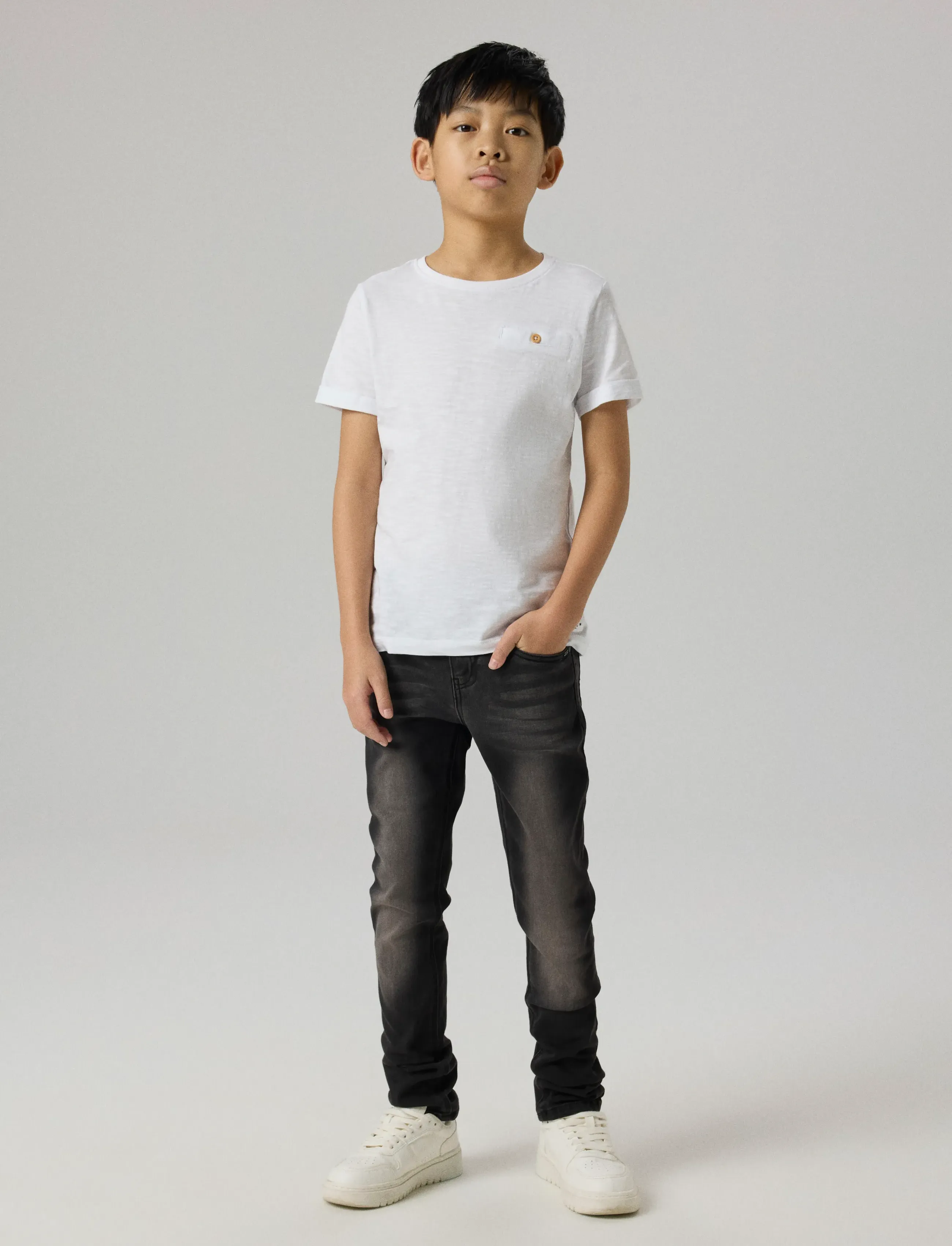 name it - NKMTHEO XSLIM JEANS 1507-CL NOOS - jeans skinny - black denim - 4