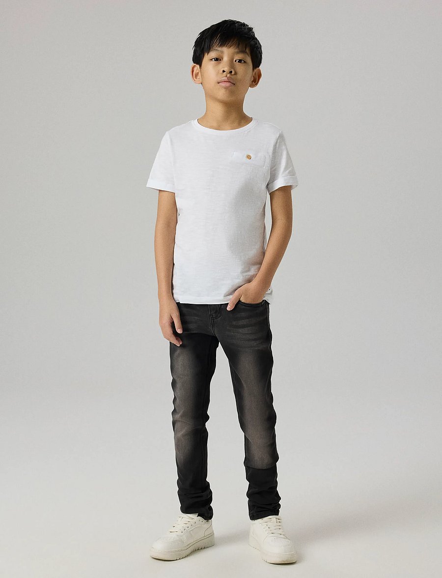 name it - NKMTHEO XSLIM JEANS 1507-CL NOOS - jeans skinny - black denim - 4