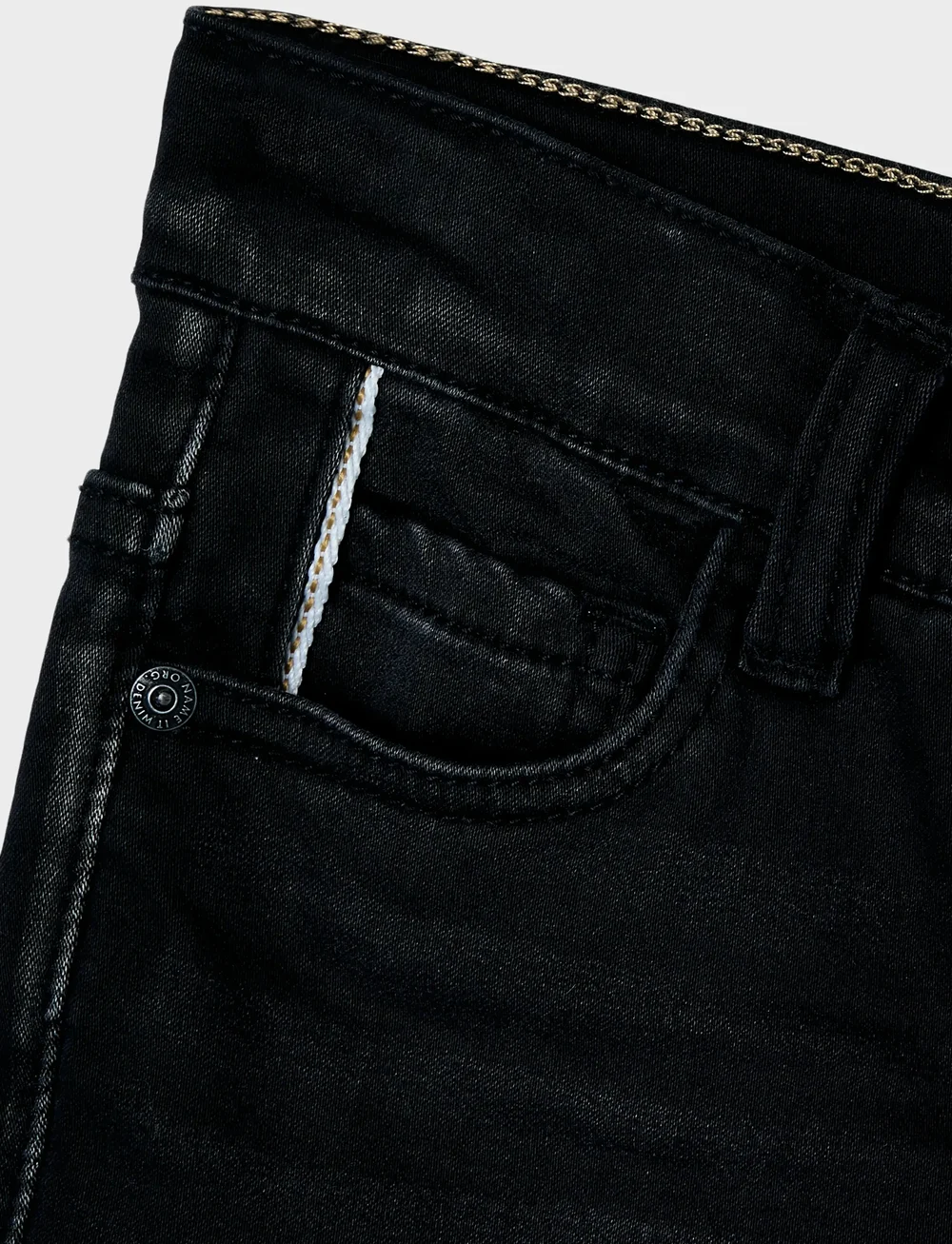 name it - NKMTHEO XSLIM JEANS 1507-CL NOOS - skinny jeans - black denim - 5