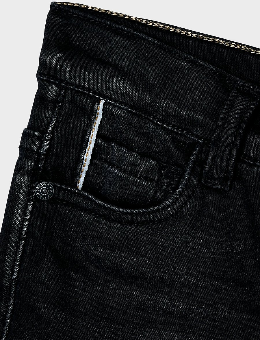 name it - NKMTHEO XSLIM JEANS 1507-CL NOOS - jeans skinny - black denim - 5