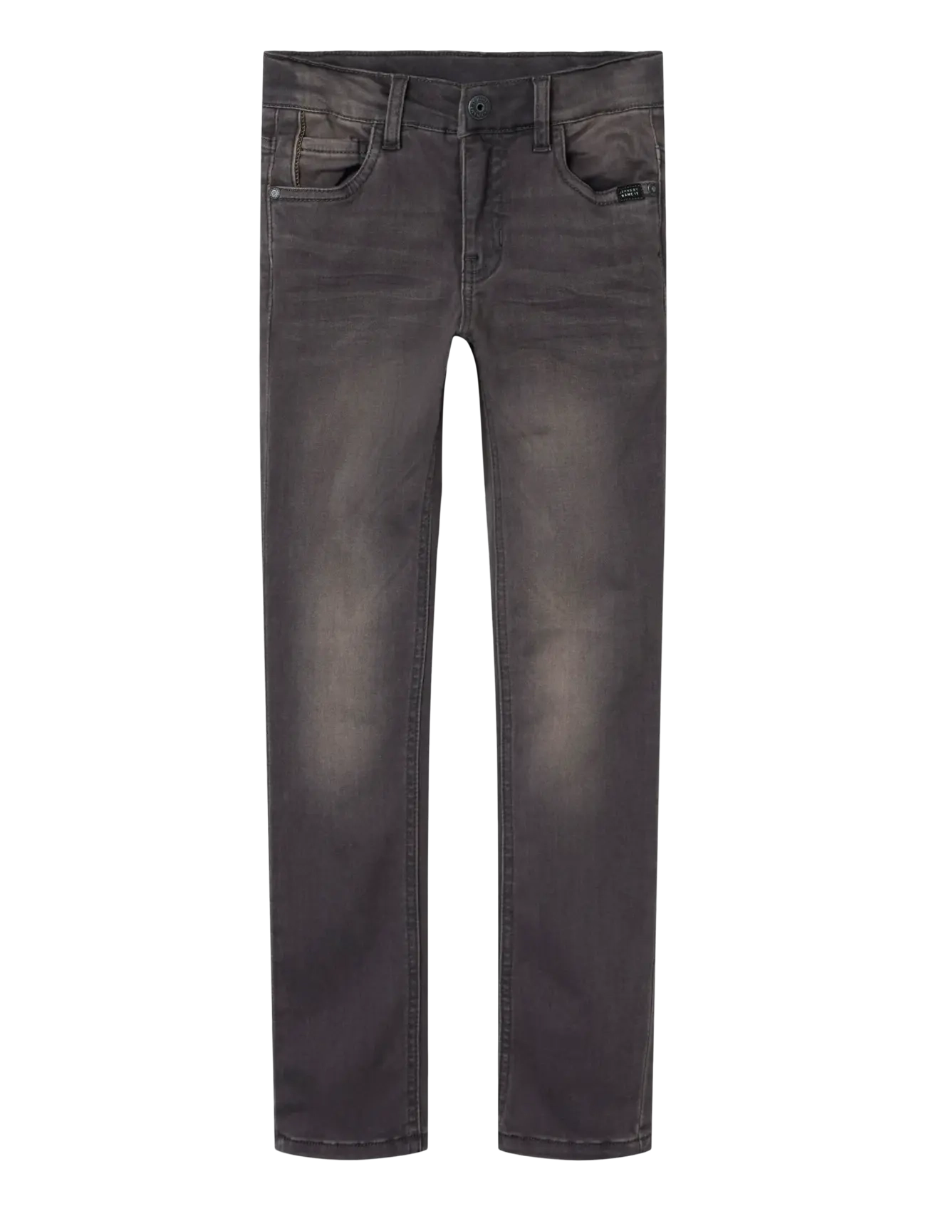 name it NKMTHEO XSLIM JEANS 1507-CL NOOS - Jeans - DARK GREY DENIM / brown
