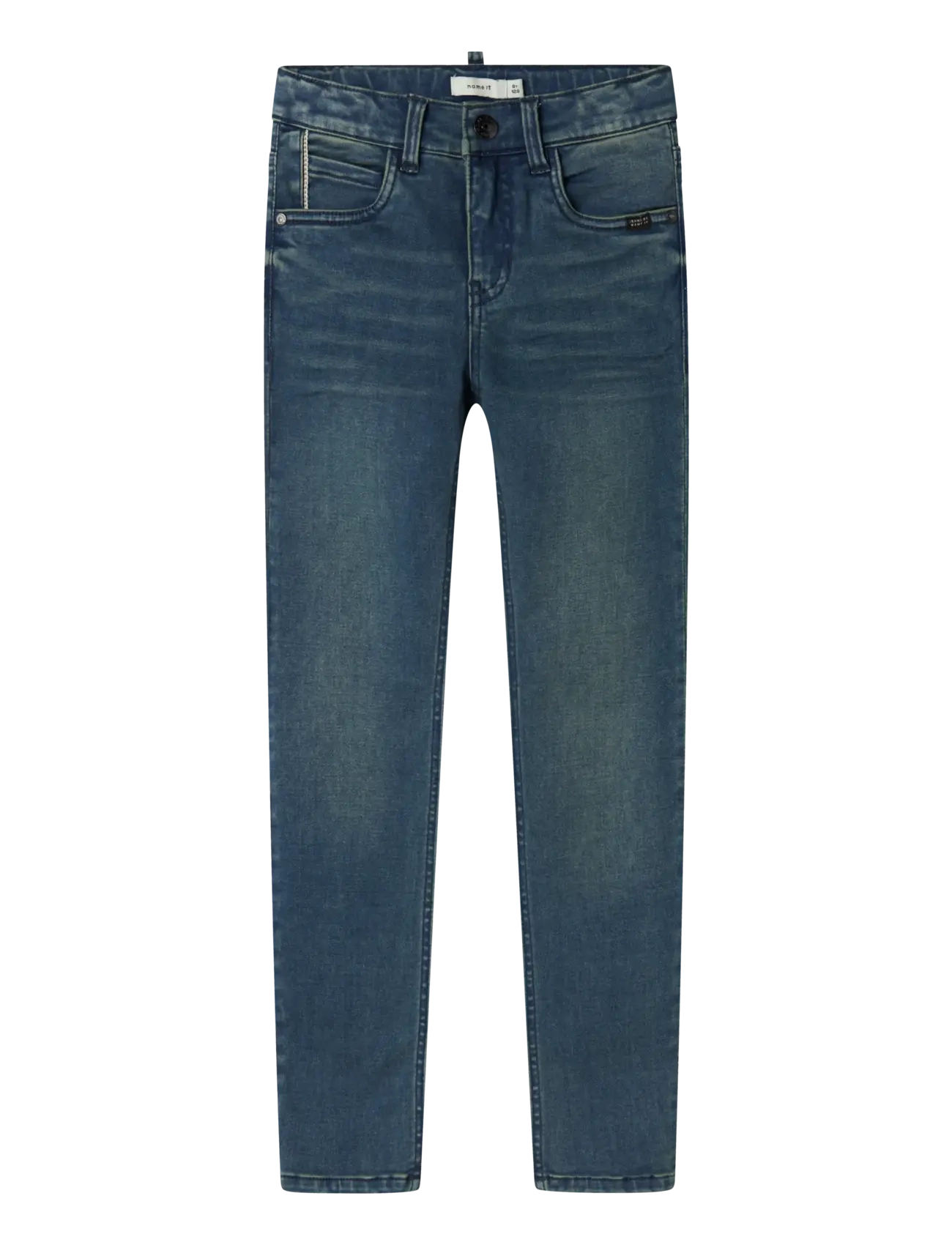 name it Nkmtheo Xslim Jeans 1507-Cl Noos, Børn, Slim Jeans, Blå, Str: 176