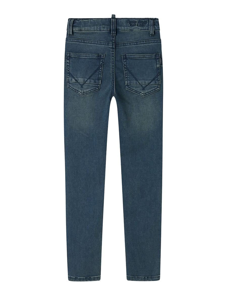 name it - NKMTHEO XSLIM JEANS 1507-CL NOOS - skinny jeans - vintage dark blue denim - 1