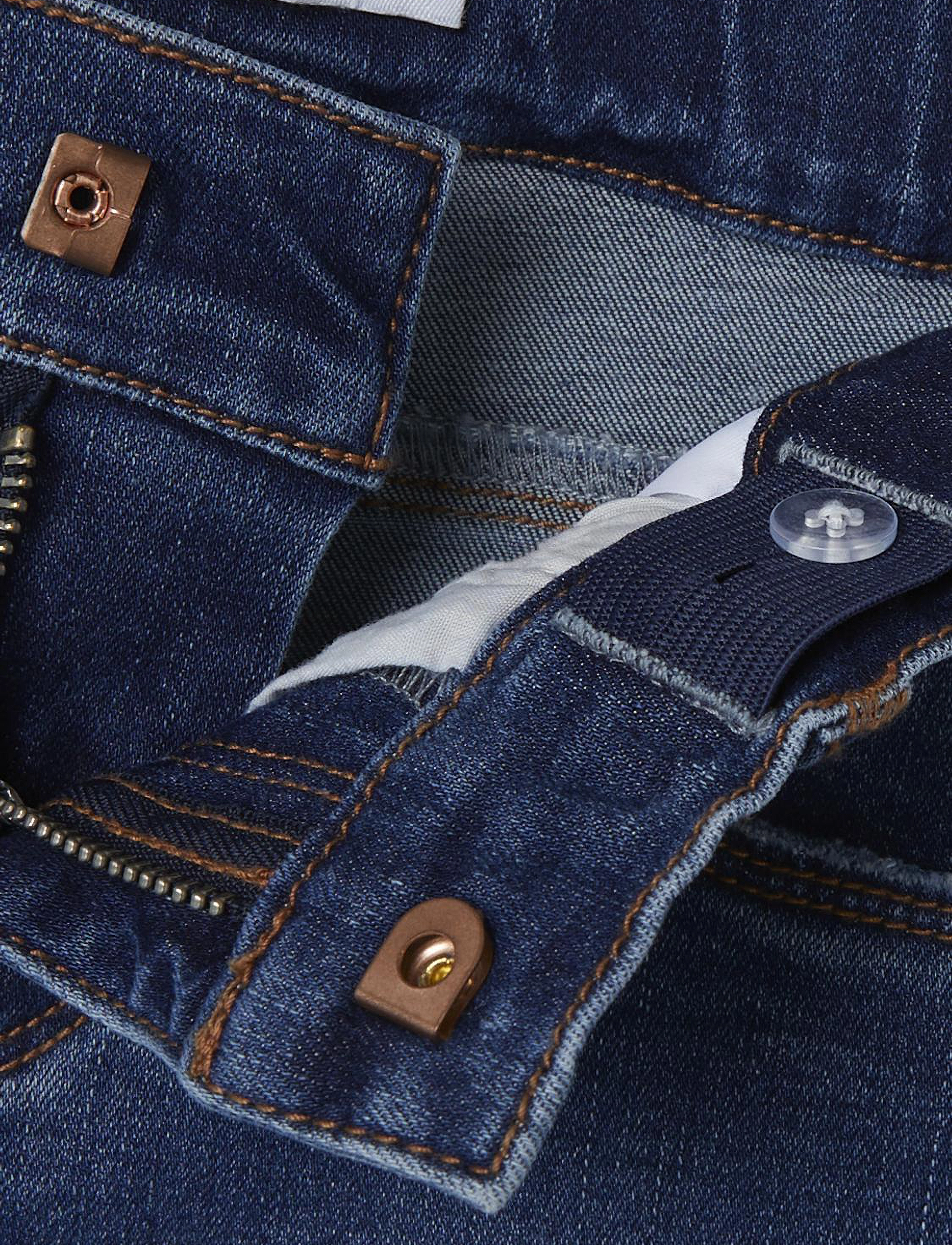 name it - NKFSALLI SLIM DNM SHORTS 5372-HA NOOS - denimshorts - dark blue denim - 3