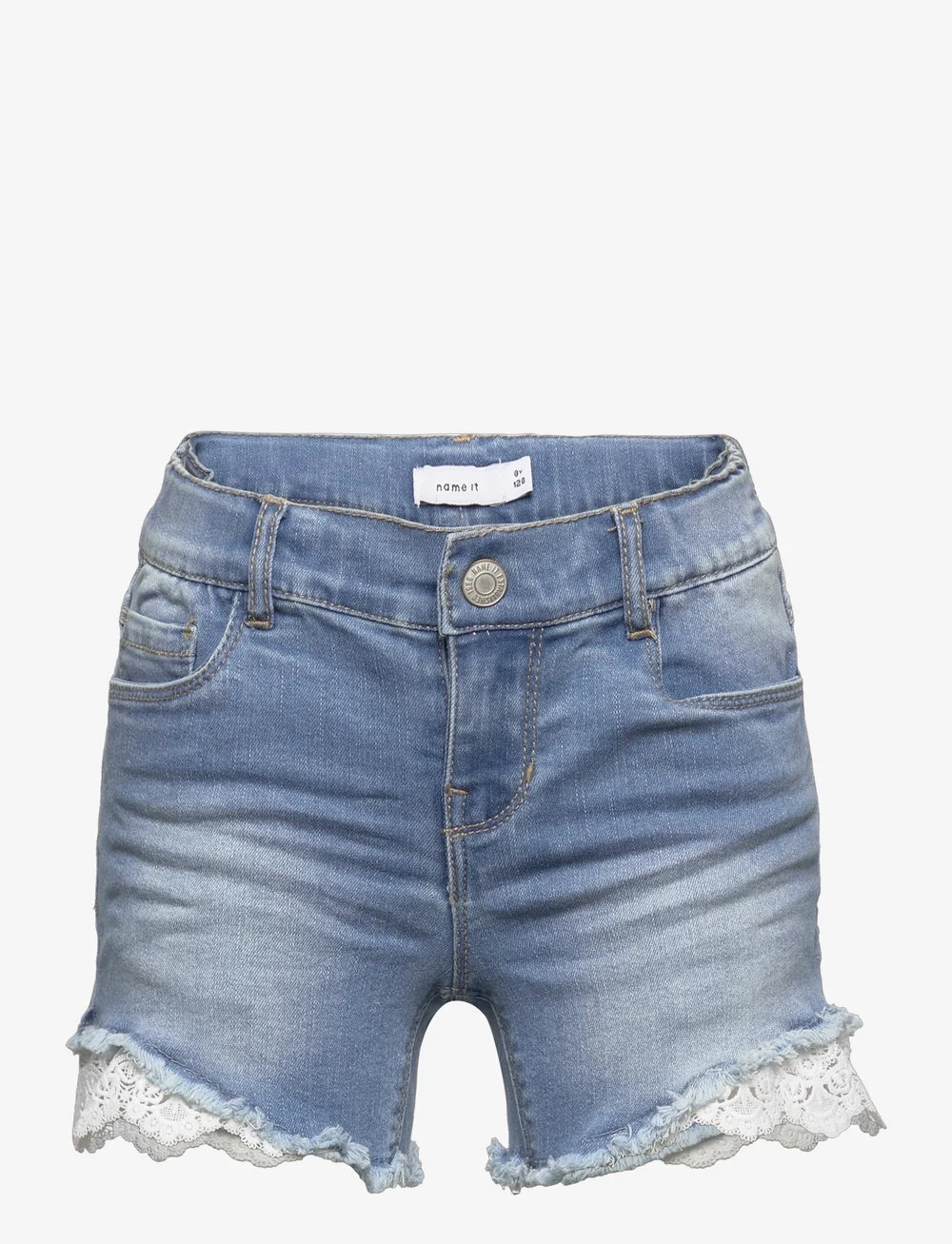 name it - NKFSALLI SLIM DNM SHORTS 5372-HA NOOS - jeansshorts - medium blue denim - 1