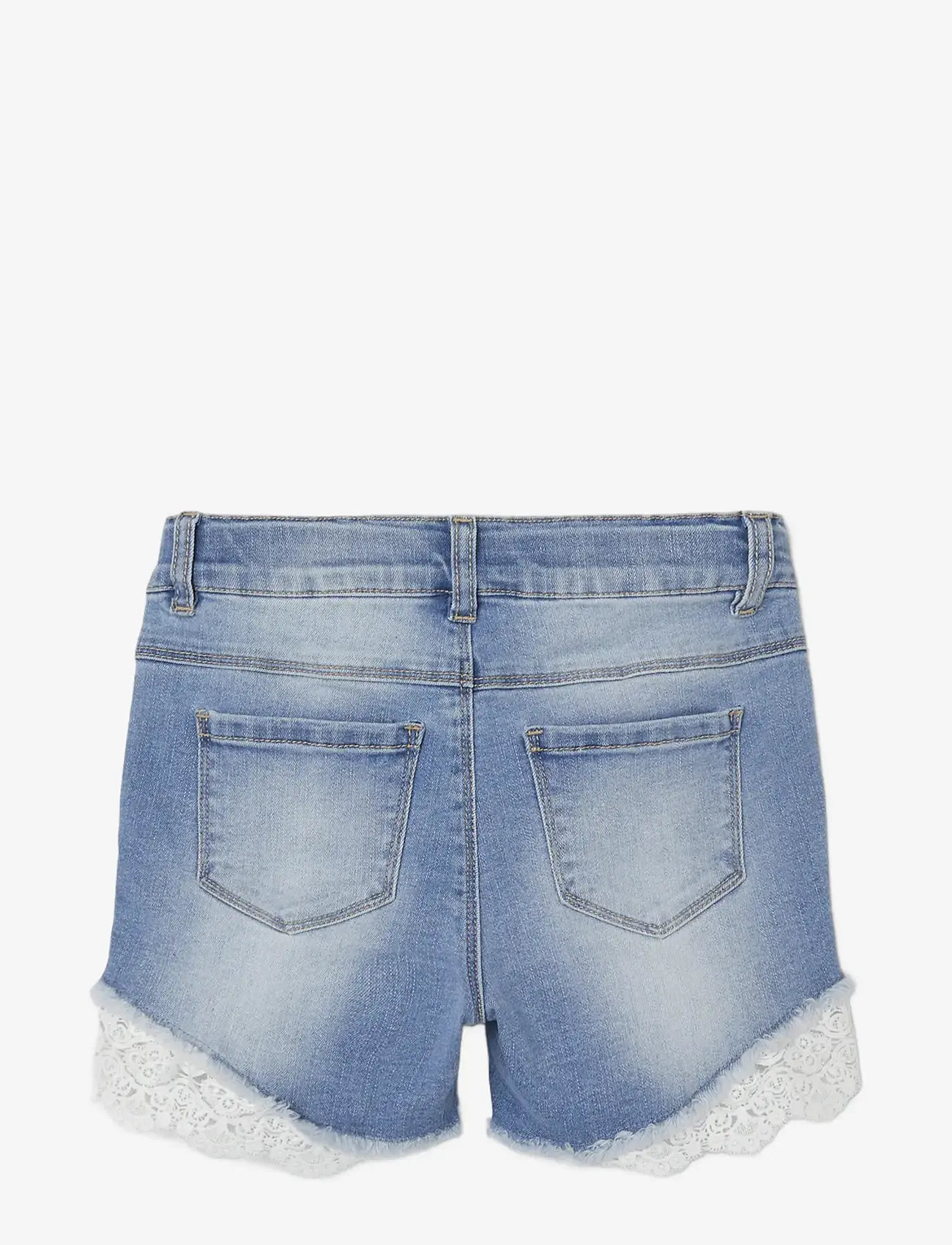 name it - NKFSALLI SLIM DNM SHORTS 5372-HA NOOS - denim shorts - medium blue denim - 2