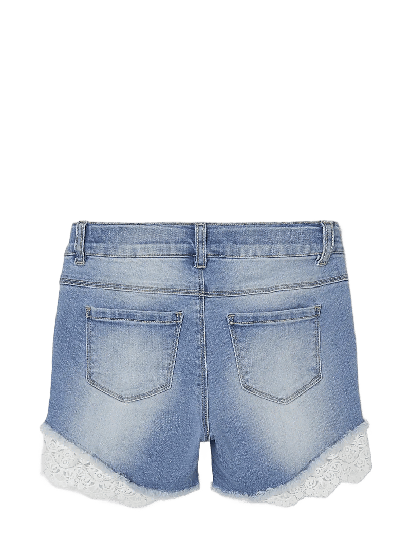 name it - NKFSALLI SLIM DNM SHORTS 5372-HA NOOS - denim shorts - medium blue denim - 2
