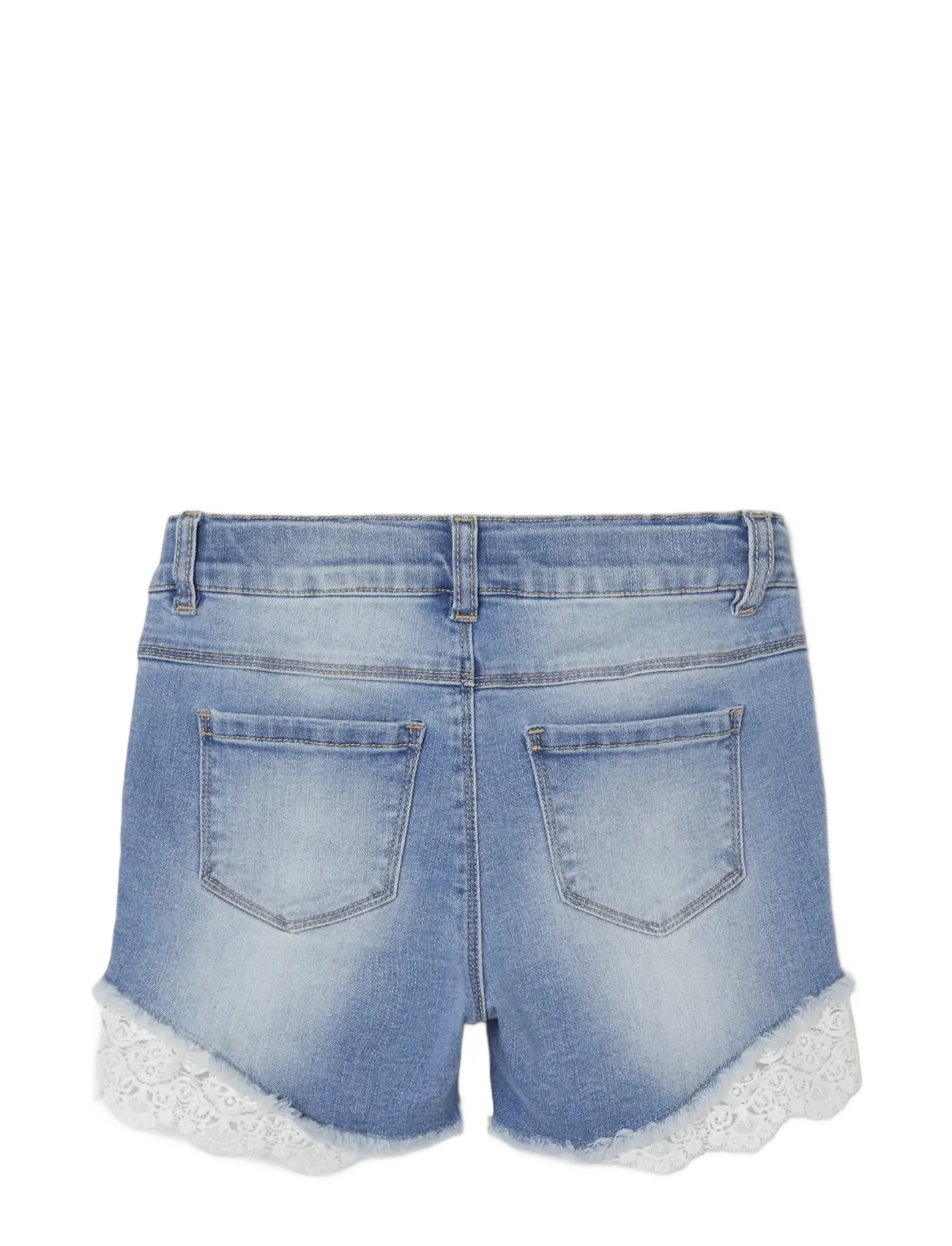 name it - NKFSALLI SLIM DNM SHORTS 5372-HA NOOS - lühikesed teksapüksid - medium blue denim - 2