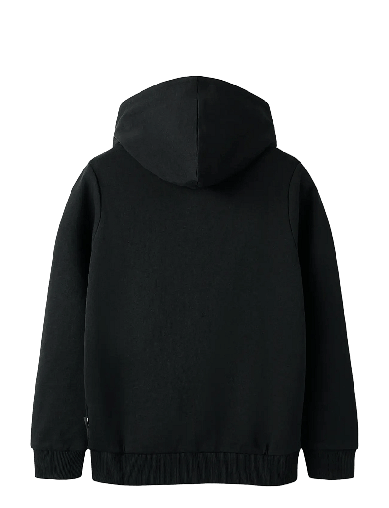 name it - NKMNESWEAT CARD W HOOD UNB NOOS - hættetrøjer - black - 2
