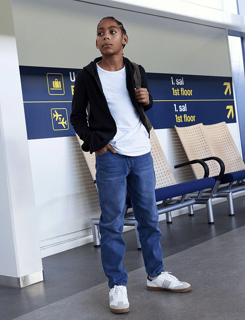 name it - NKMNESWEAT CARD W HOOD UNB NOOS - hættetrøjer - black - 0