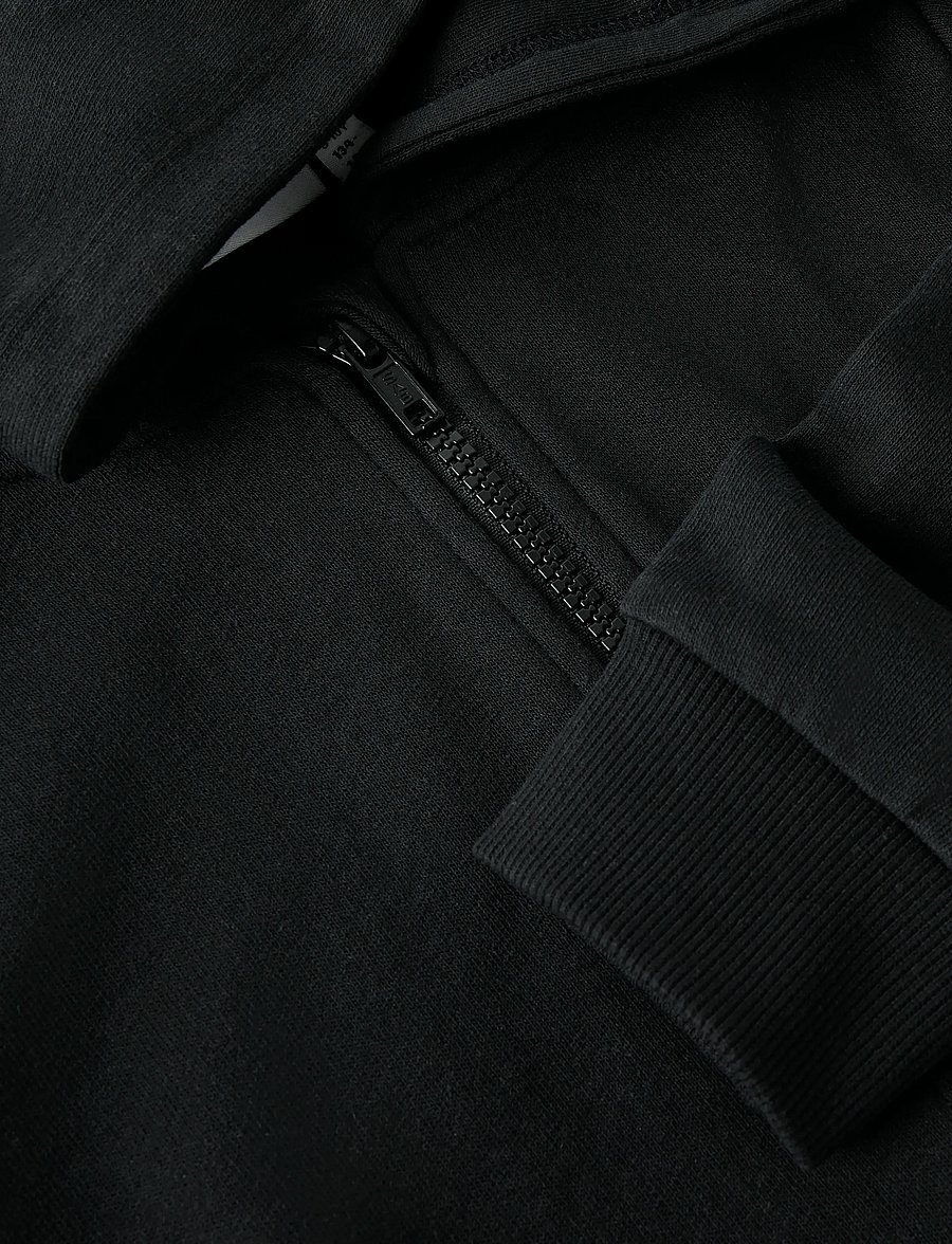 name it - NKMNESWEAT CARD W HOOD UNB NOOS - hættetrøjer - black - 3