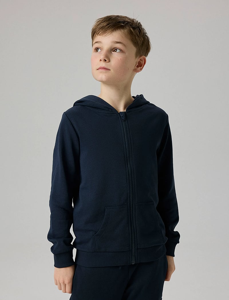 name it - NKMNESWEAT CARD W HOOD UNB NOOS - hættetrøjer - dark sapphire - 4
