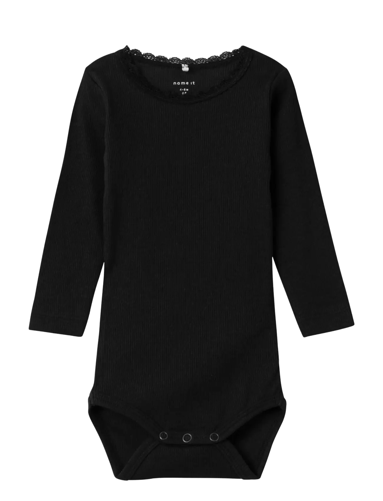 name it Nbfkab Ls Body Noos, 74, Black, Bodys > Langærmede, Børn