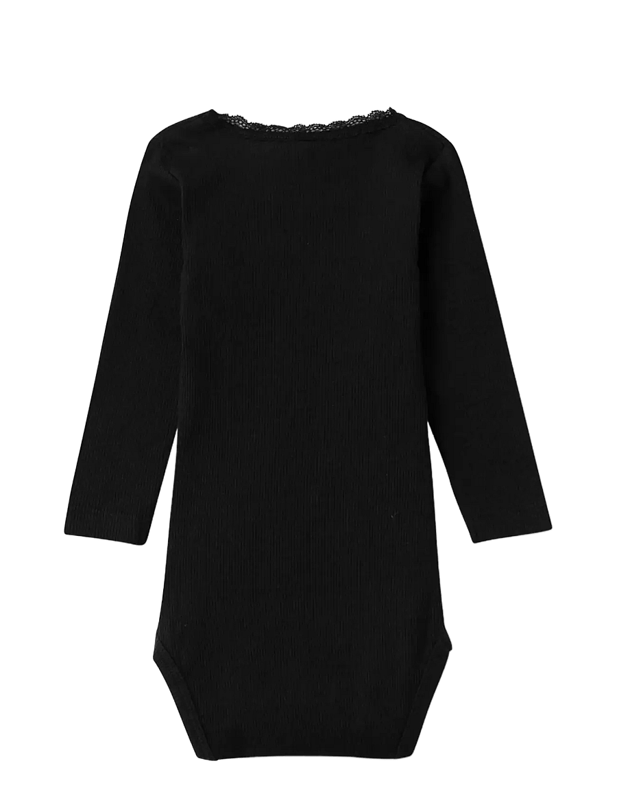 name it - NBFKAB LS BODY NOOS - smėlinukai ilgomis rankovėmis - black - 1