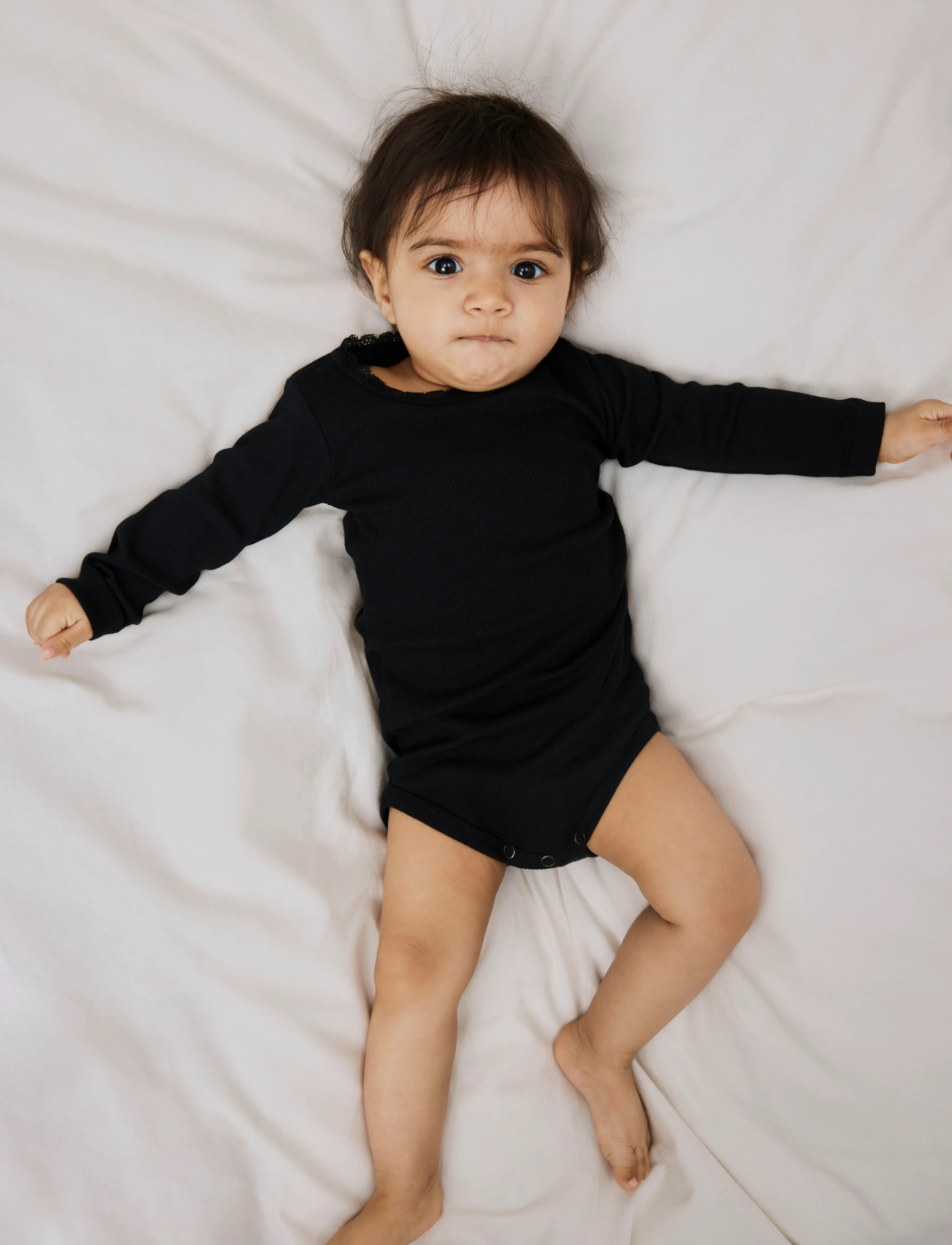 name it - NBFKAB LS BODY NOOS - langærmede bodyer - black - 2