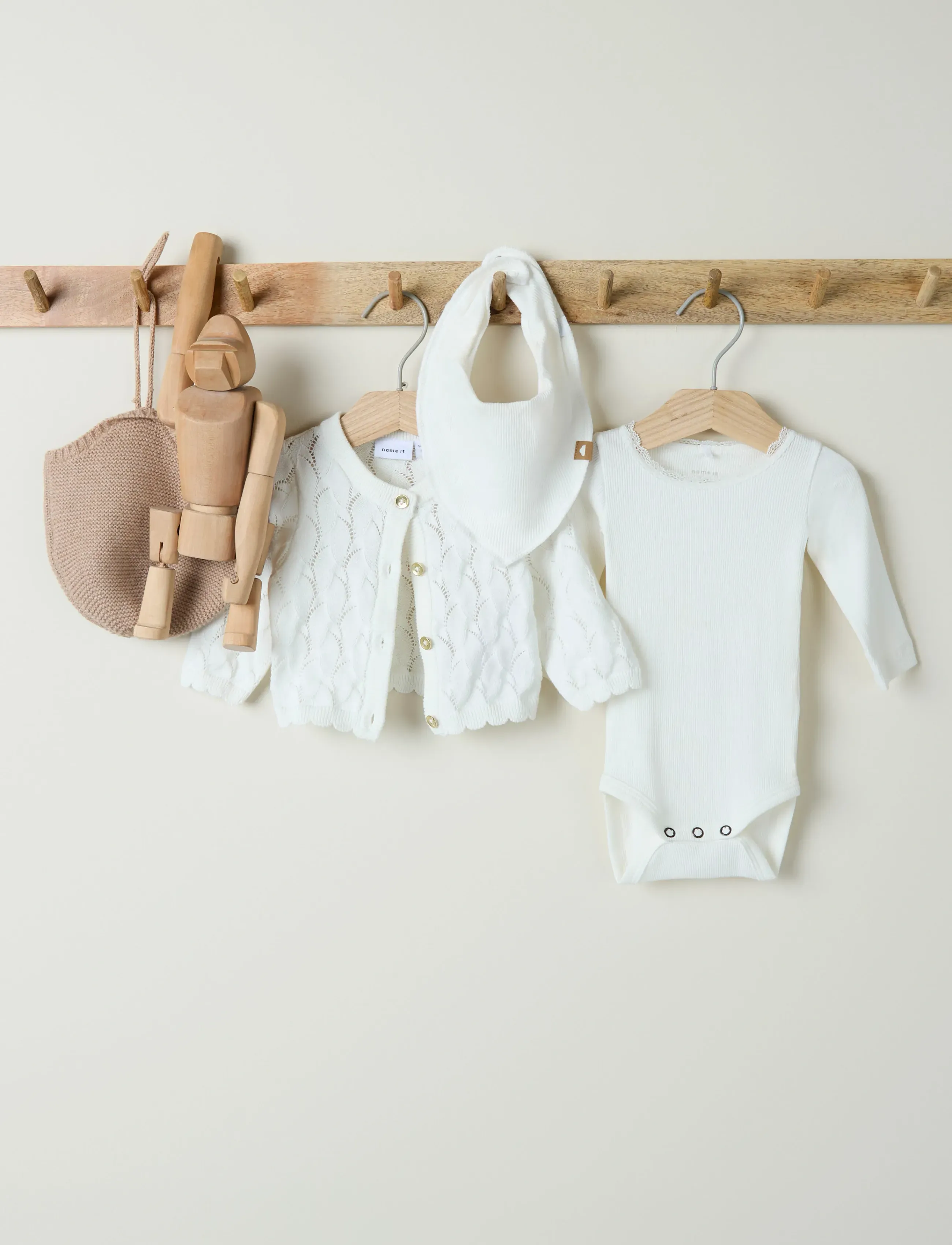 name it - NBFKAB LS BODY NOOS - langærmede - cloud dancer - 5