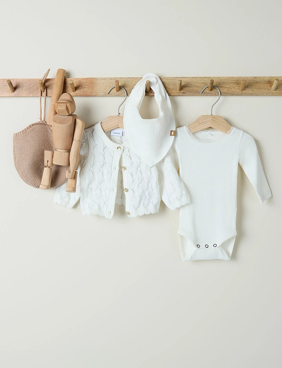 name it - NBFKAB LS BODY NOOS - pikkade varrukatega bodid - cloud dancer - 5