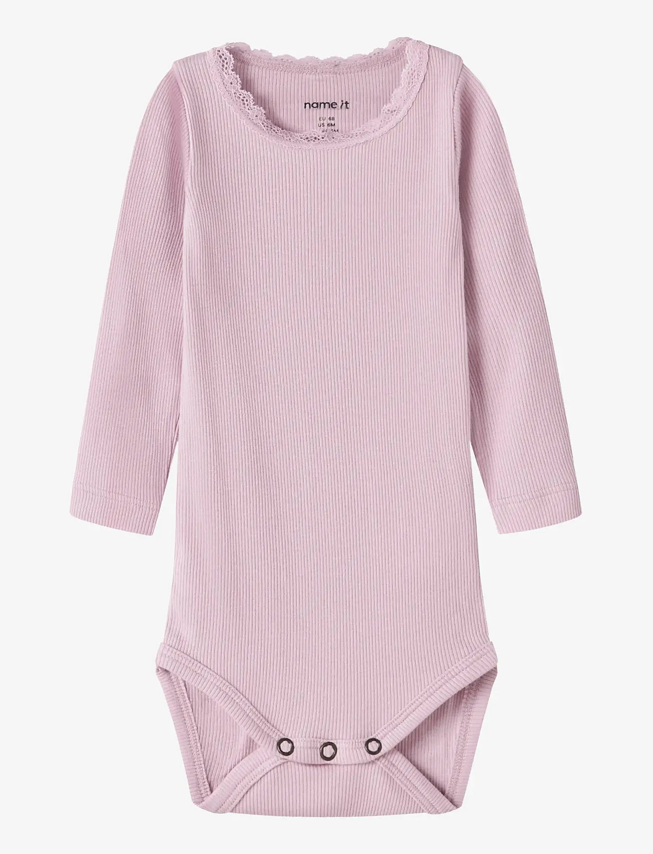 name it - NBFKAB LS BODY NOOS - langærmede bodyer - fragrant lilac - 0