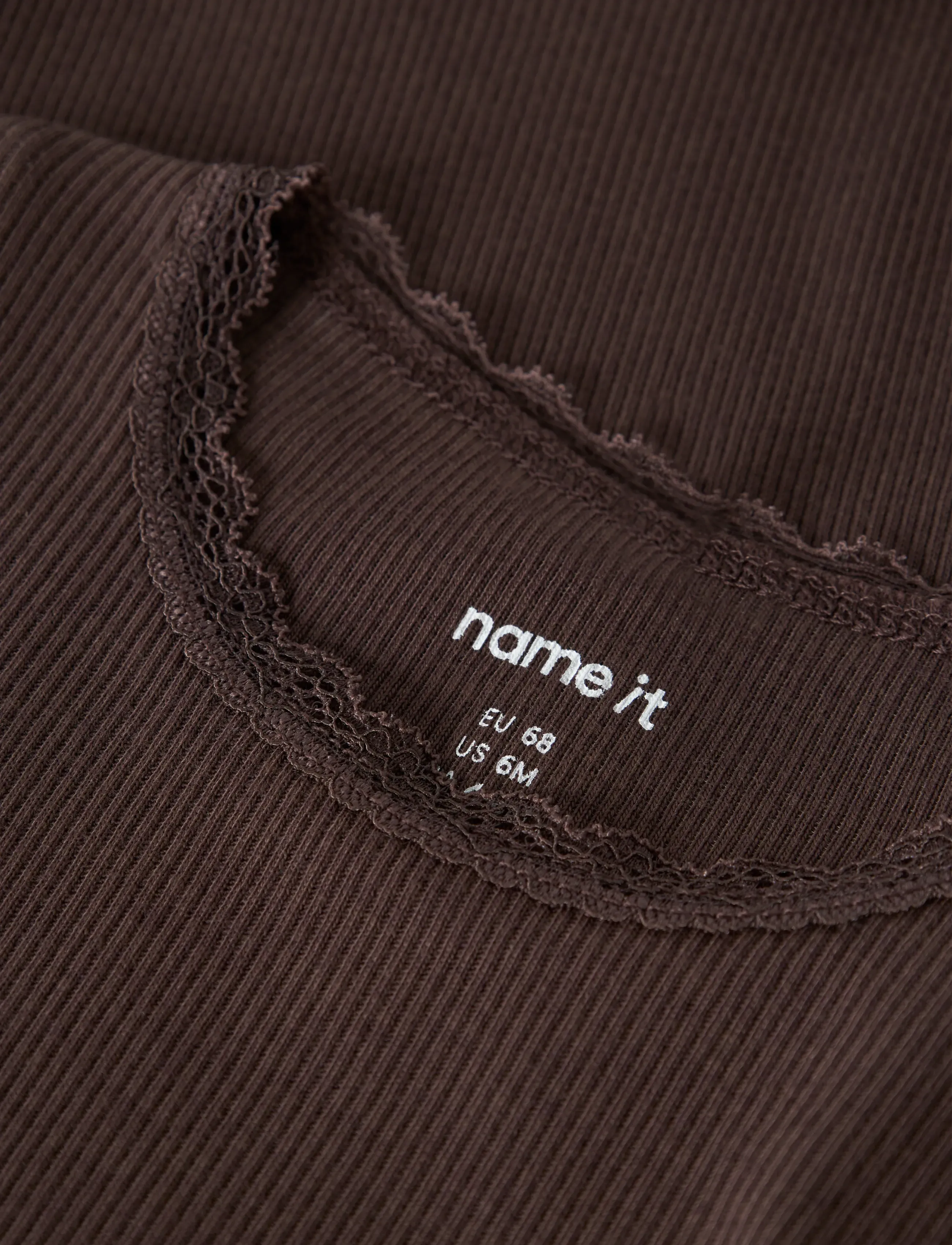 name it - NBFKAB LS BODY NOOS - langærmede bodyer - french roast - 2