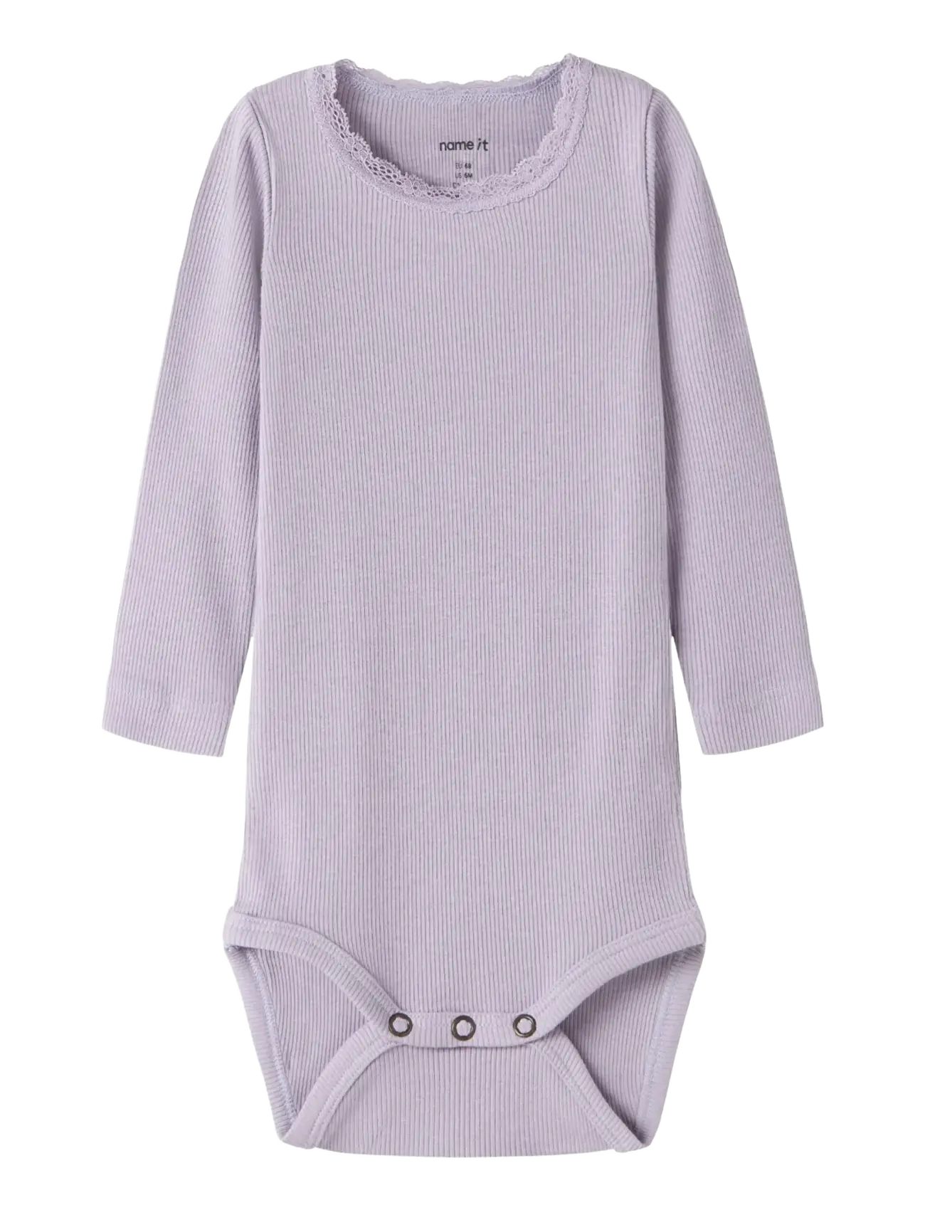 NBFKAB LS BODY NOOS - LAVENDER GRAY