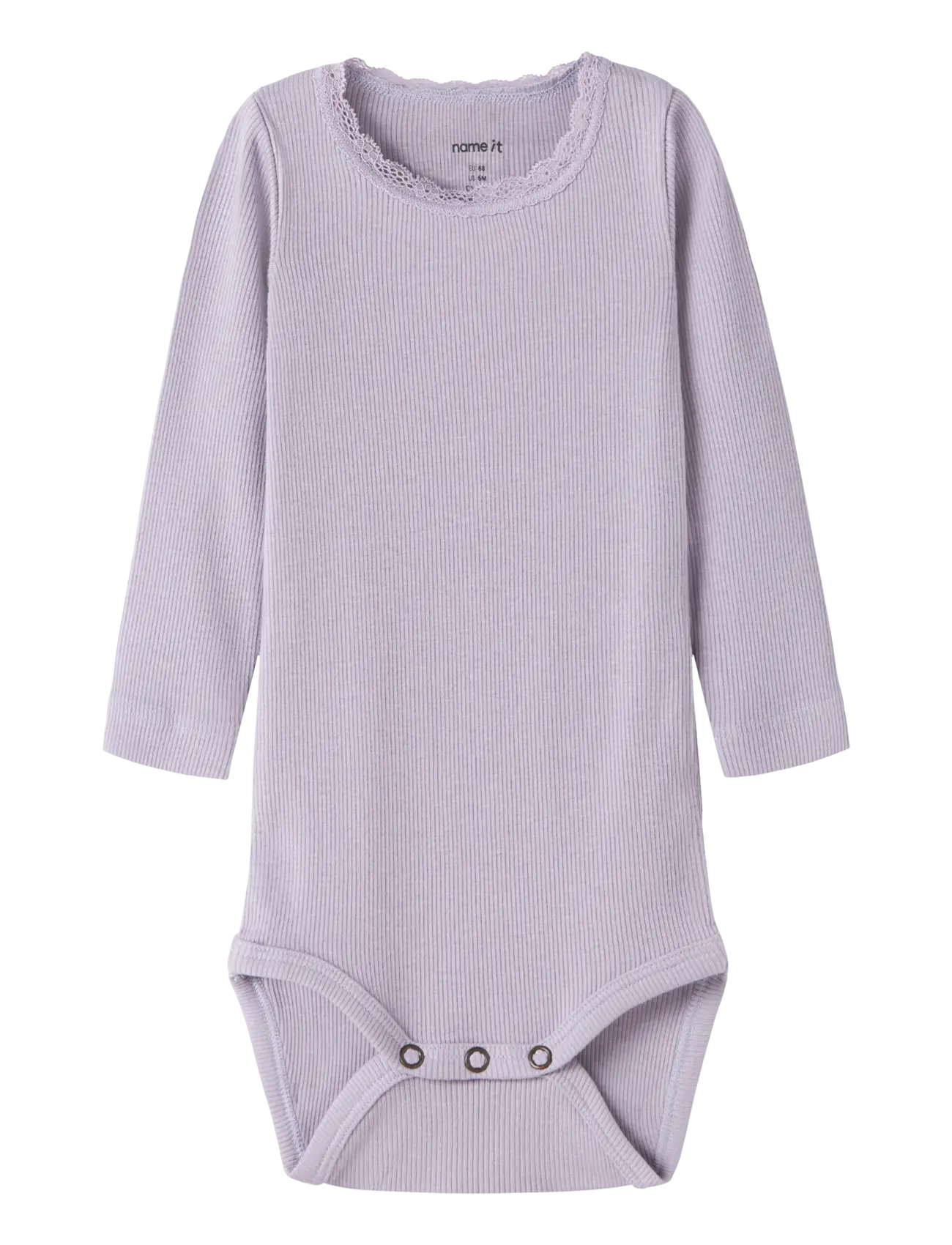 NBFKAB LS BODY NOOS - LAVENDER GRAY