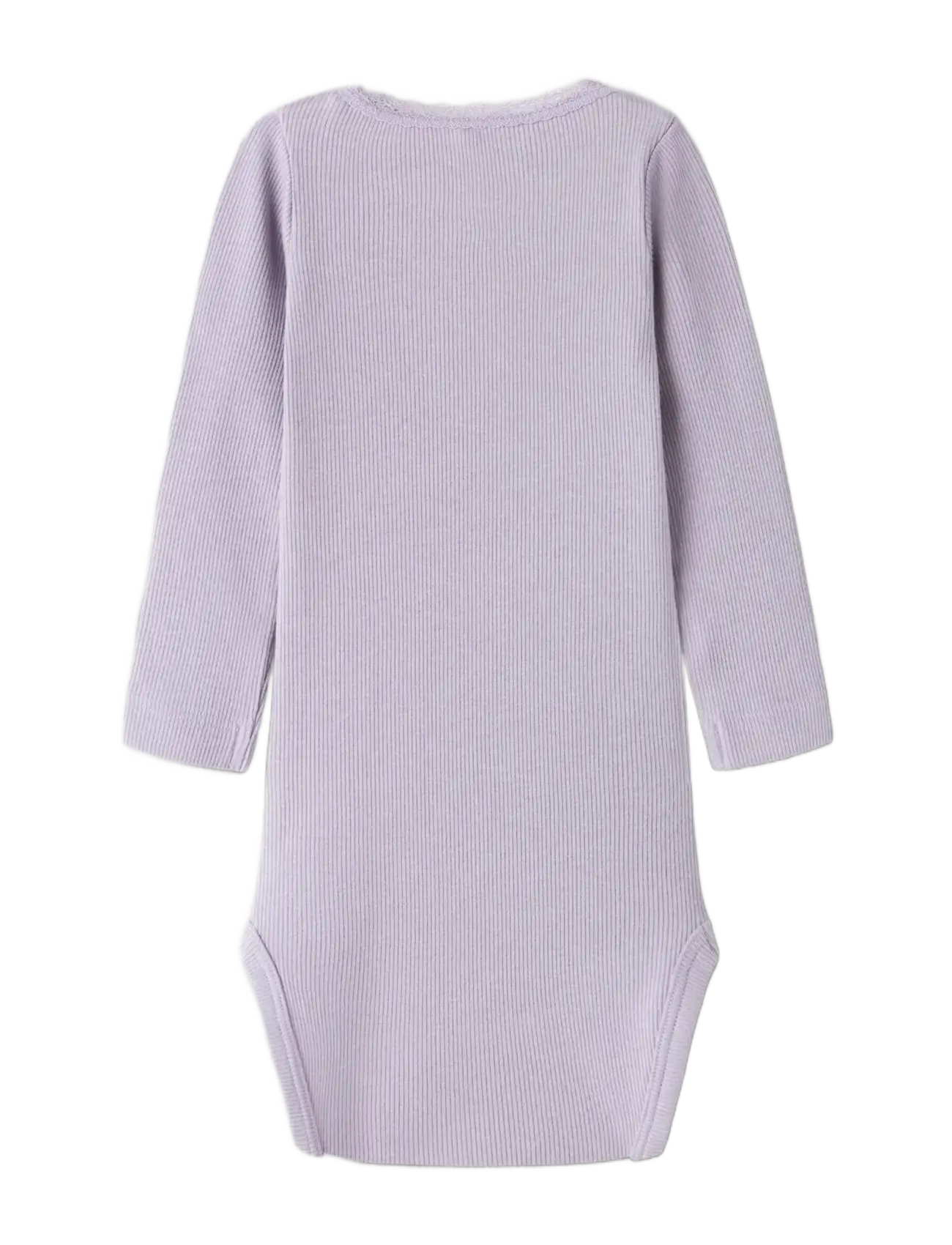 name it - NBFKAB LS BODY NOOS - langærmede bodyer - lavender gray - 1