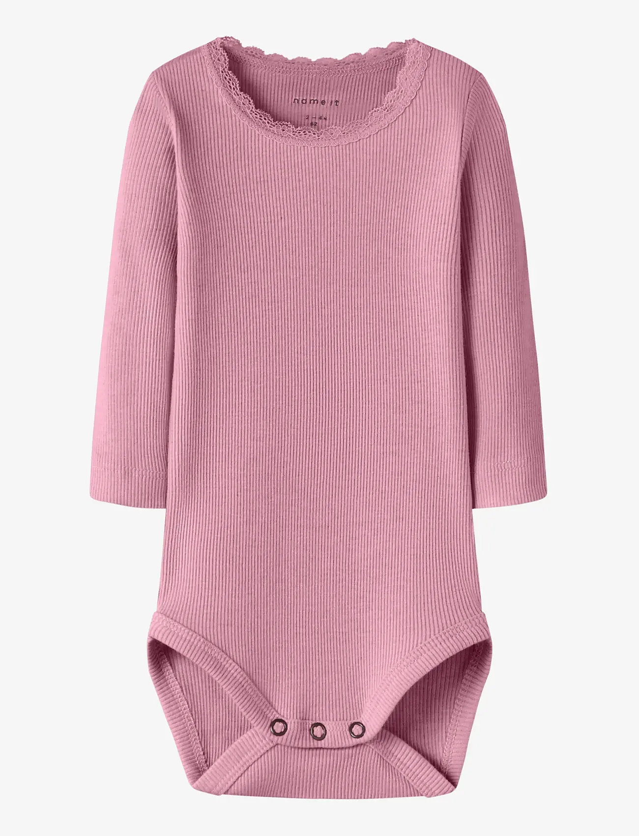 name it - NBFKAB LS BODY NOOS - langärmelige bodys - lilas - 0