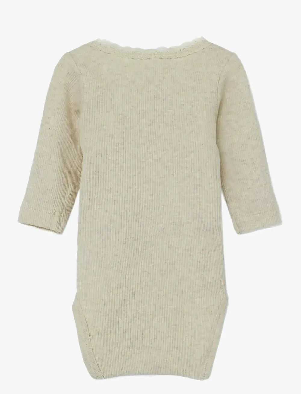 name it - NBFKAB LS BODY NOOS - ensfarvede langærmede bodyer - peyote melange - 2