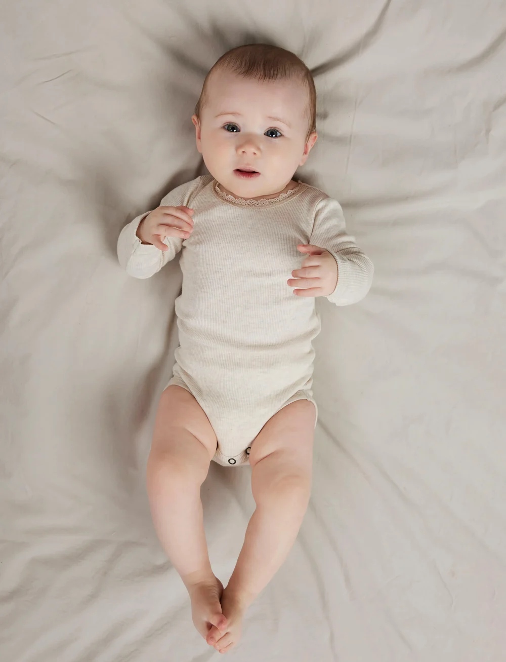 name it - NBFKAB LS BODY NOOS - ensfarvede langærmede bodyer - peyote melange - 3