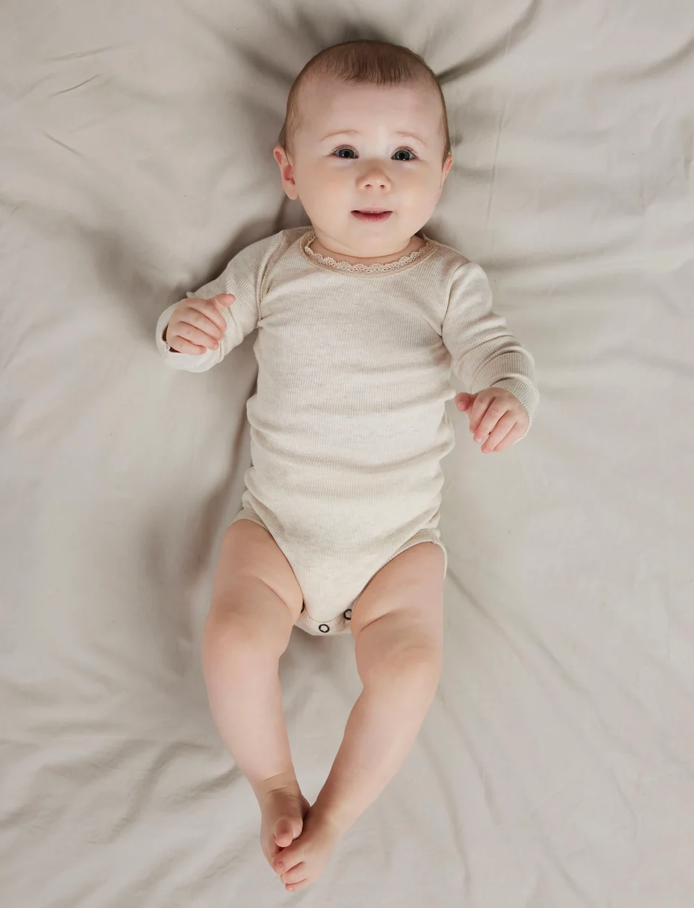 name it - NBFKAB LS BODY NOOS - ensfarvede langærmede bodyer - peyote melange - 4