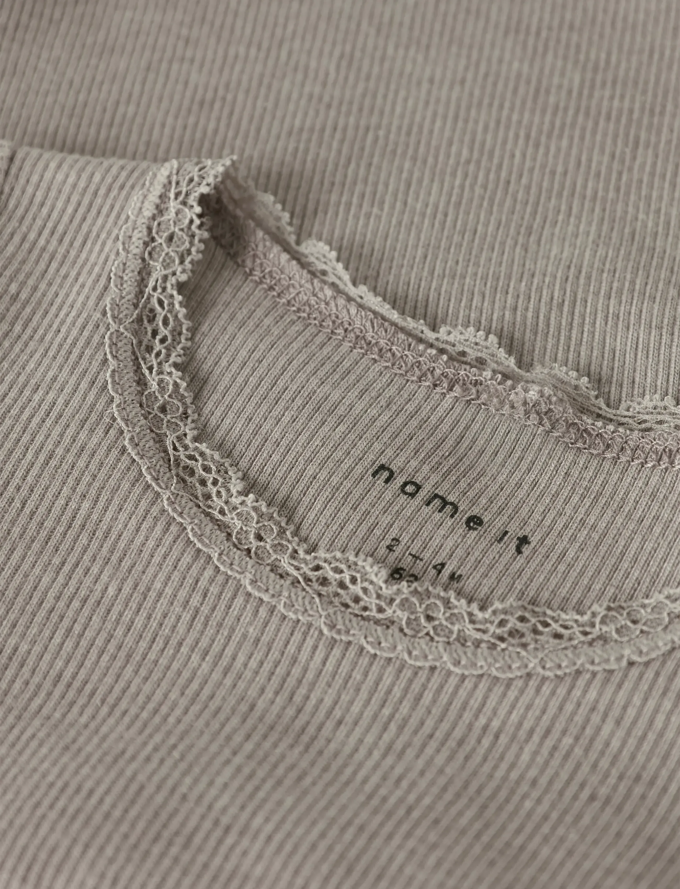 name it Nbfkab Ls Body Noos, 92, Grey, Bodys > Langærmede, Børn
