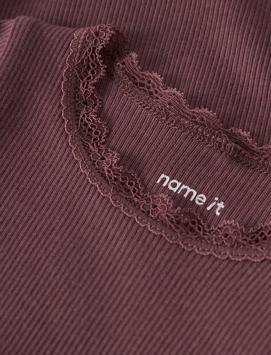name it - NBFKAB LS BODY NOOS - långärmade bodies - wild ginger - 2