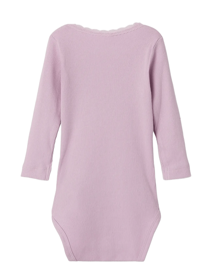 name it - NBFKAB LS BODY NOOS - långärmade bodies - winsome orchid - 1