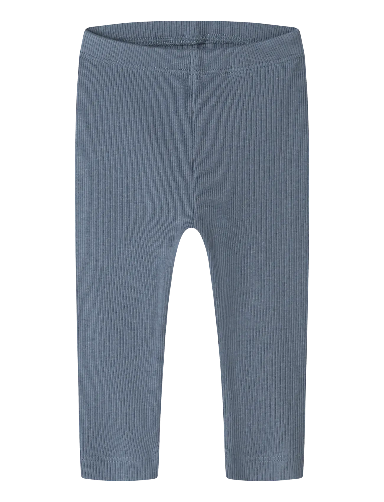 name it Nbnkab Legging Noos, Børn, Baby Rib Leggings, Blå, Str: 86